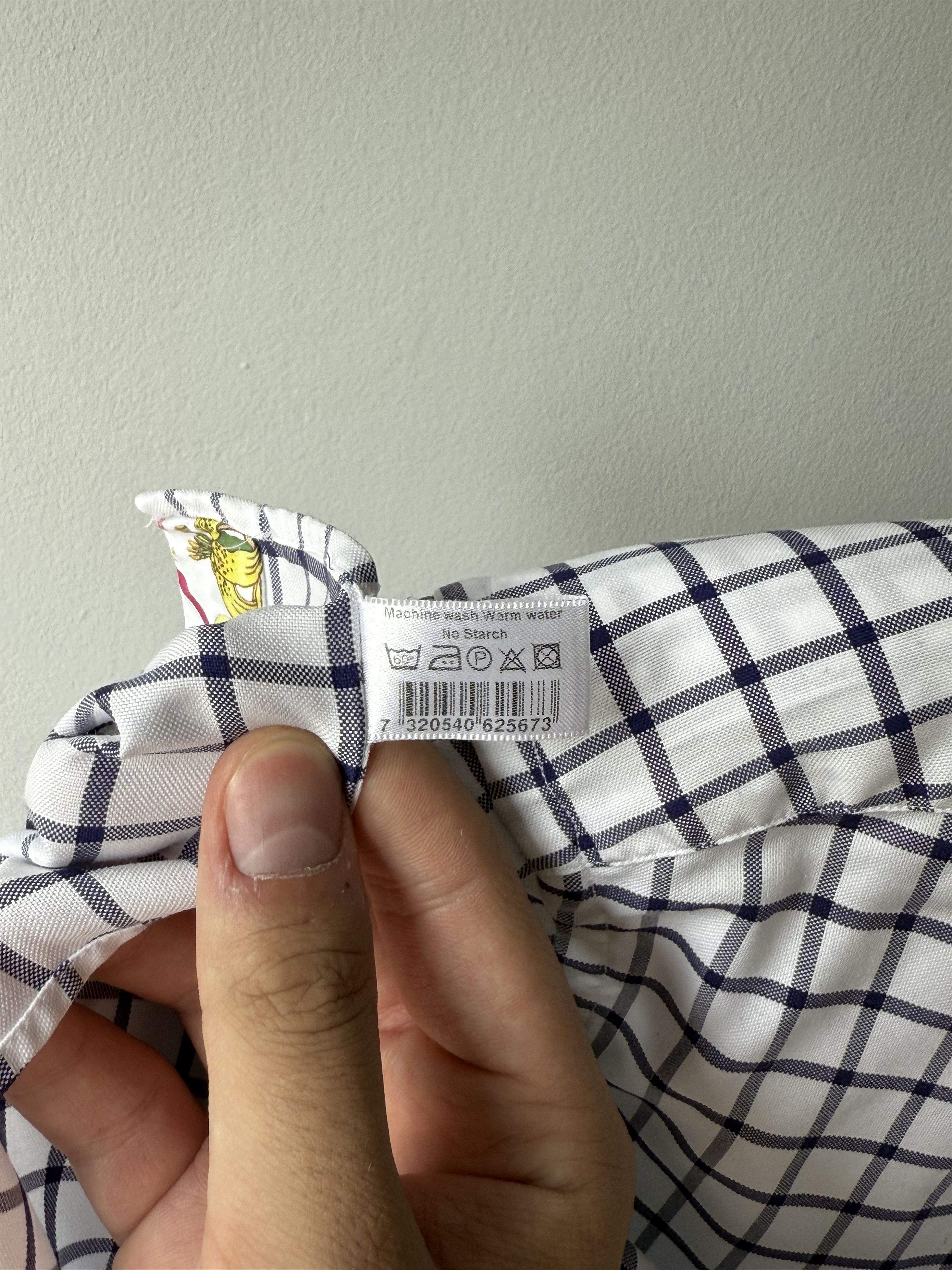 Eton Eton Ganghester 1928 Contemporary Fit Plaid Floral S/S Shirt Size US M / EU 48-50 / 2 - 15 Thumbnail