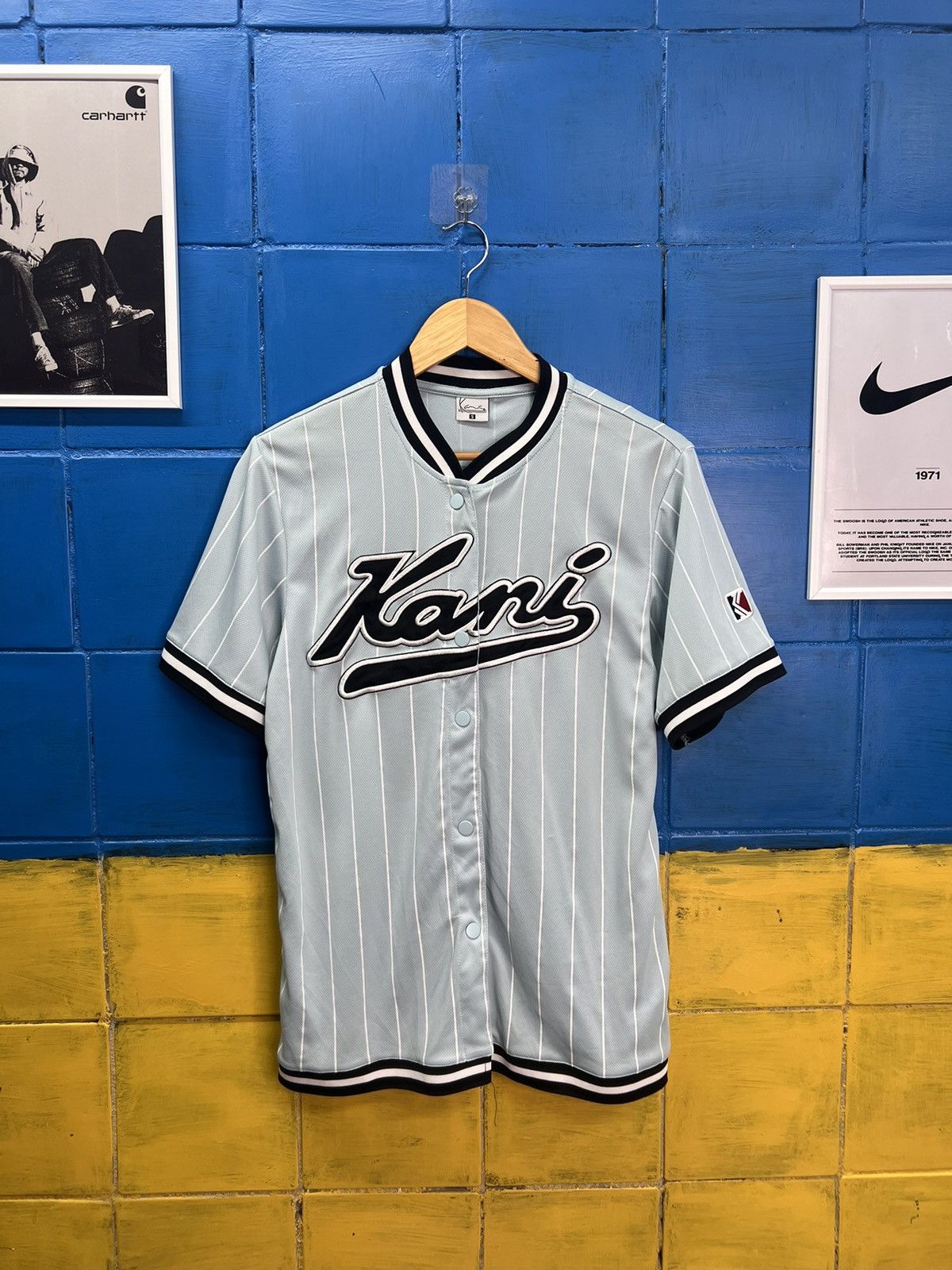 Karl Kani × Vintage Karl Kani T-shirt Basketball Jersey Size US S / EU 44-46 / 1 - 1 Thumbnail