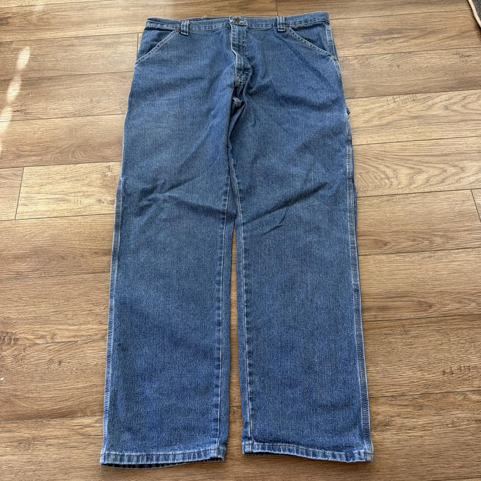 Wrangler Vintage Y2K Wrangler Carpenter Jeans Workwear Denim 38x34 Size US 38 / EU 54 - 2 Thumbnail