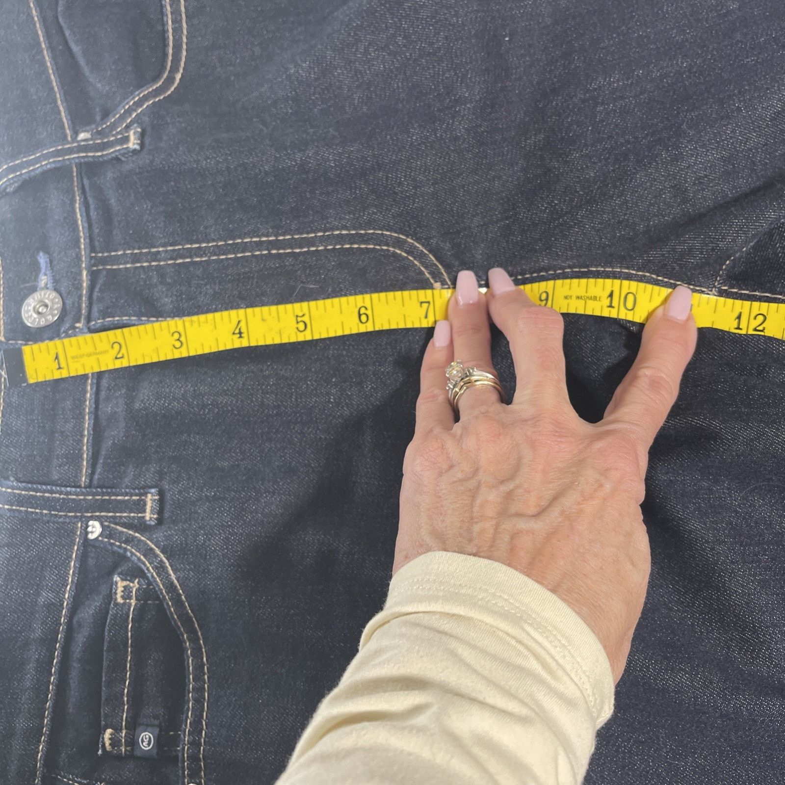AG Adriano Goldschmied AG 28R The Mila Ankle Super High-Rise Skinny Women Jeans Size 28" / US 6 / IT 42 - 5 Thumbnail