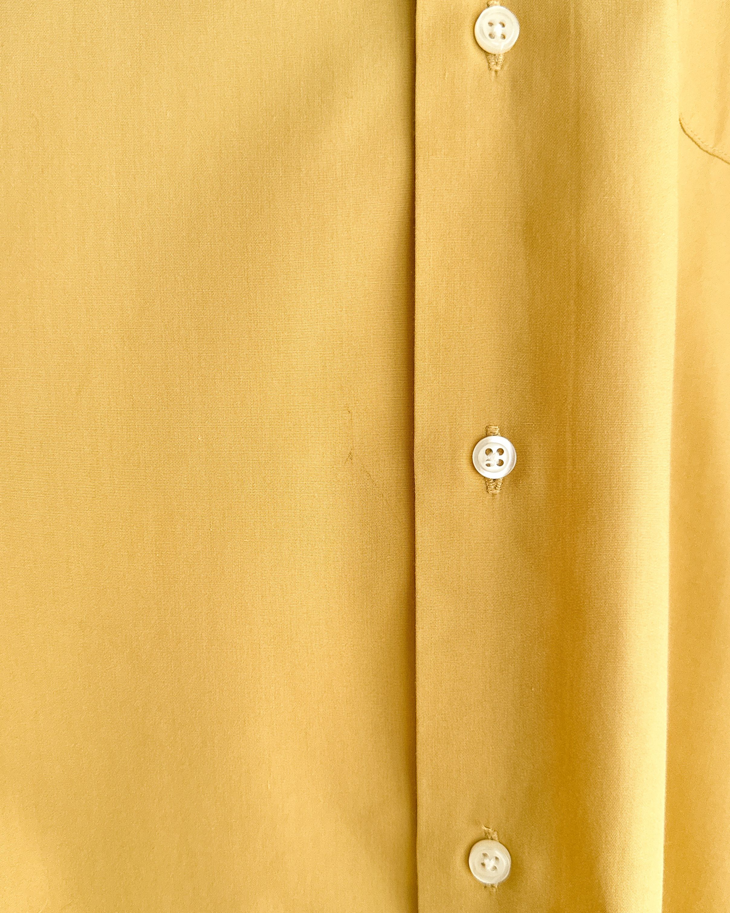 Vintage Vintage 80s Giorgio Brutini Button Up Shirt Gold Yellow L Size US L / EU 52-54 / 3 - 3 Thumbnail