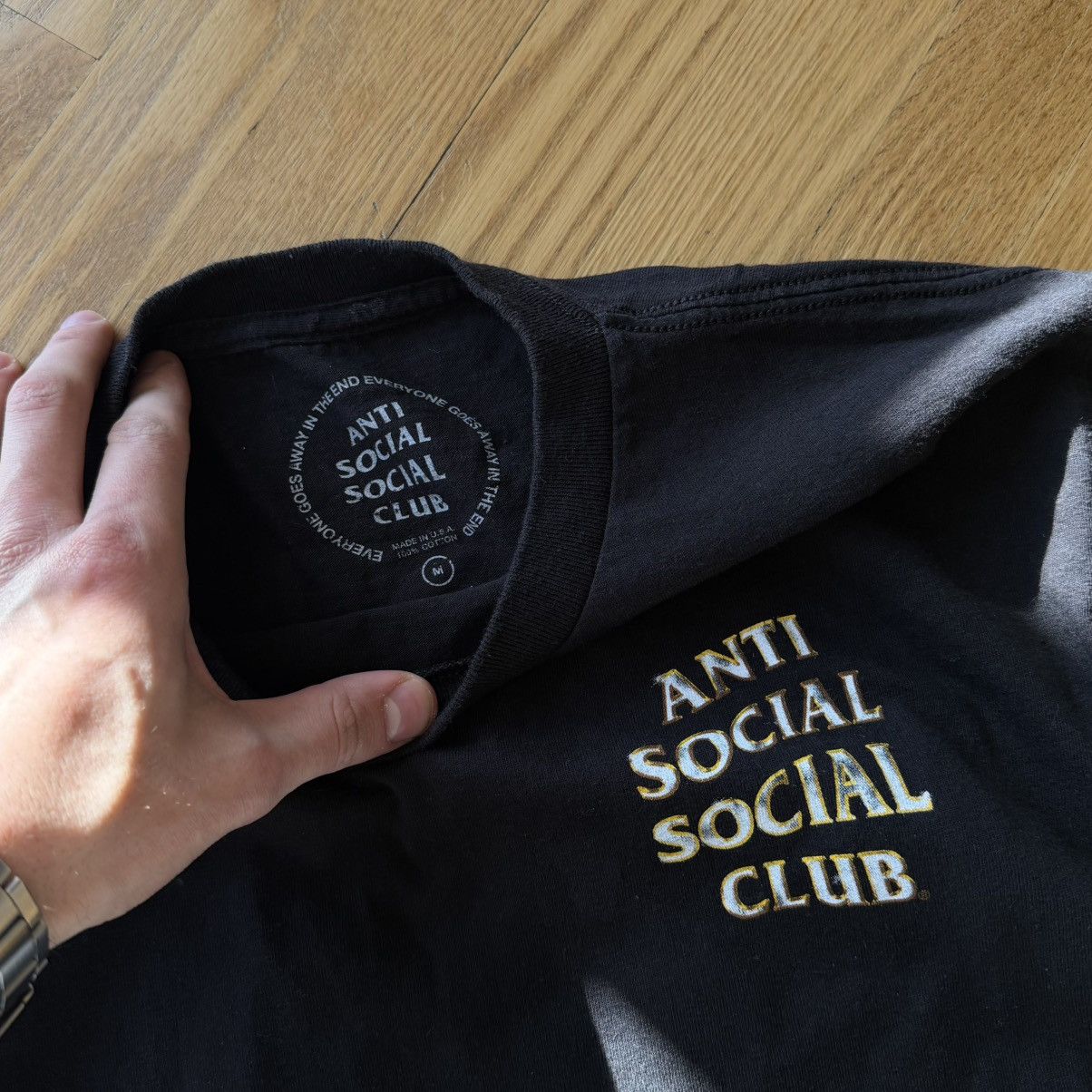 Anti Social Social Club Anti Social Social Club Black T-Shirt Size US M / EU 48-50 / 2 - 3 Thumbnail