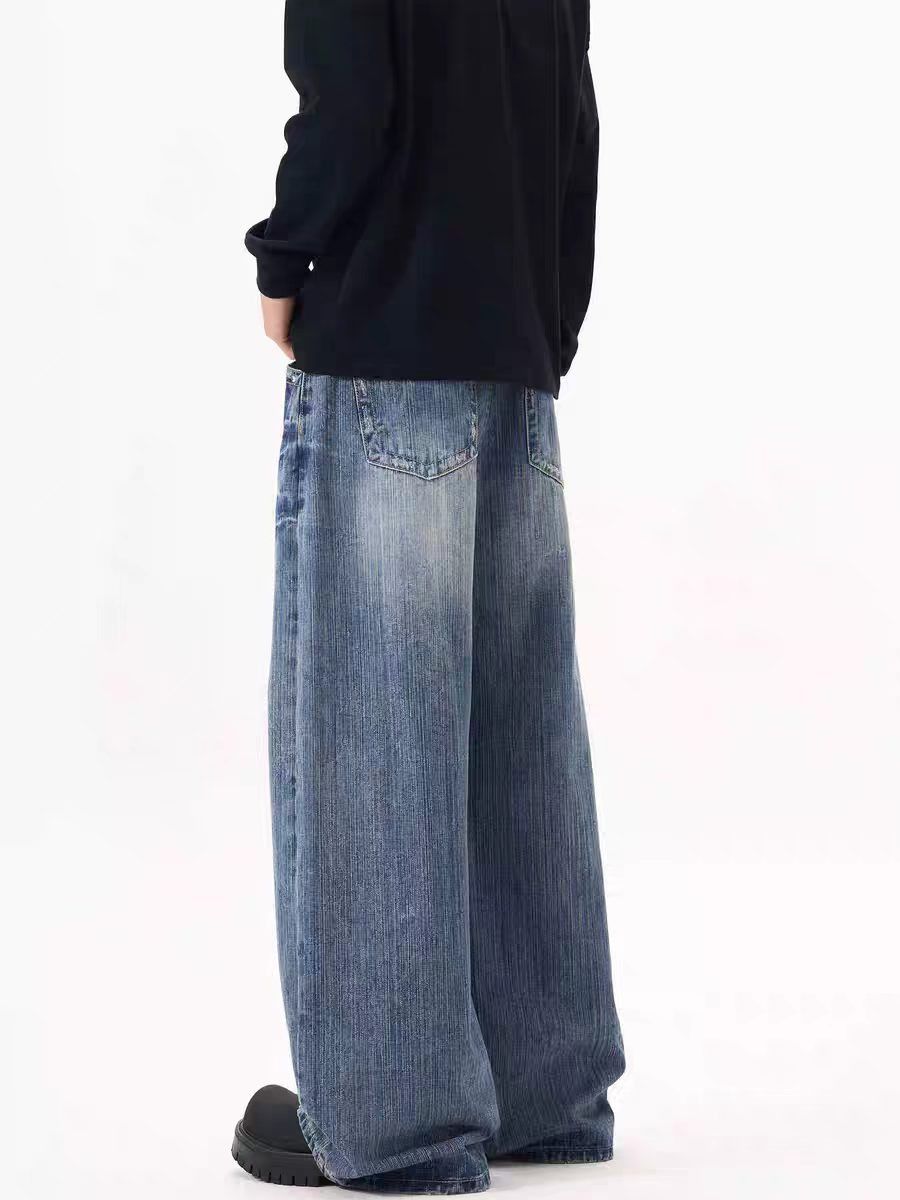 Other Relaxed-fit, rhinestone-embellished wide-leg jeans Size US 34 / EU 50 - 4 Thumbnail