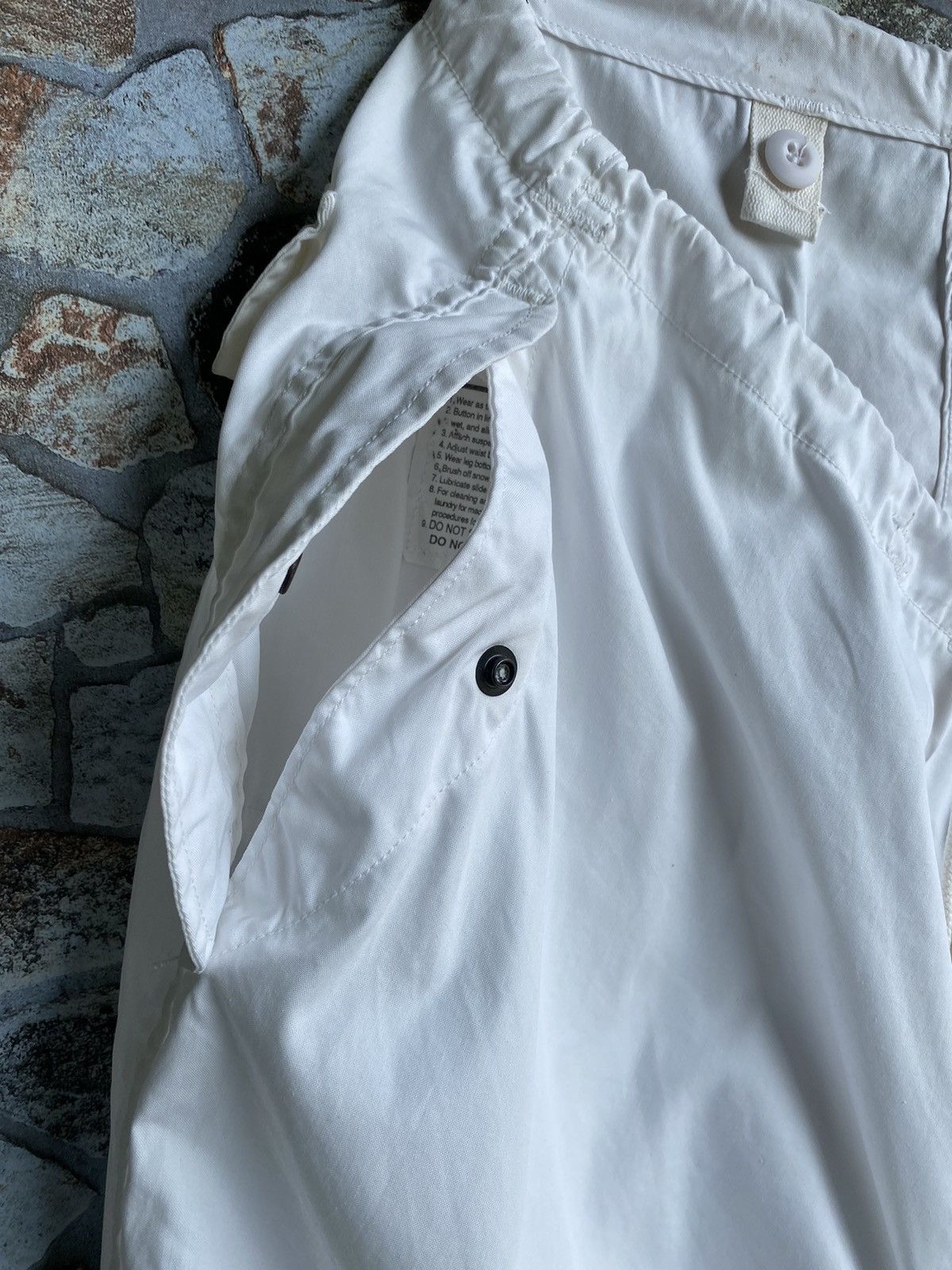 Japanese Brand TRS ARTIC WHITE SNOW CAMOFLAGE PANTS Size US 35 - 11 Thumbnail