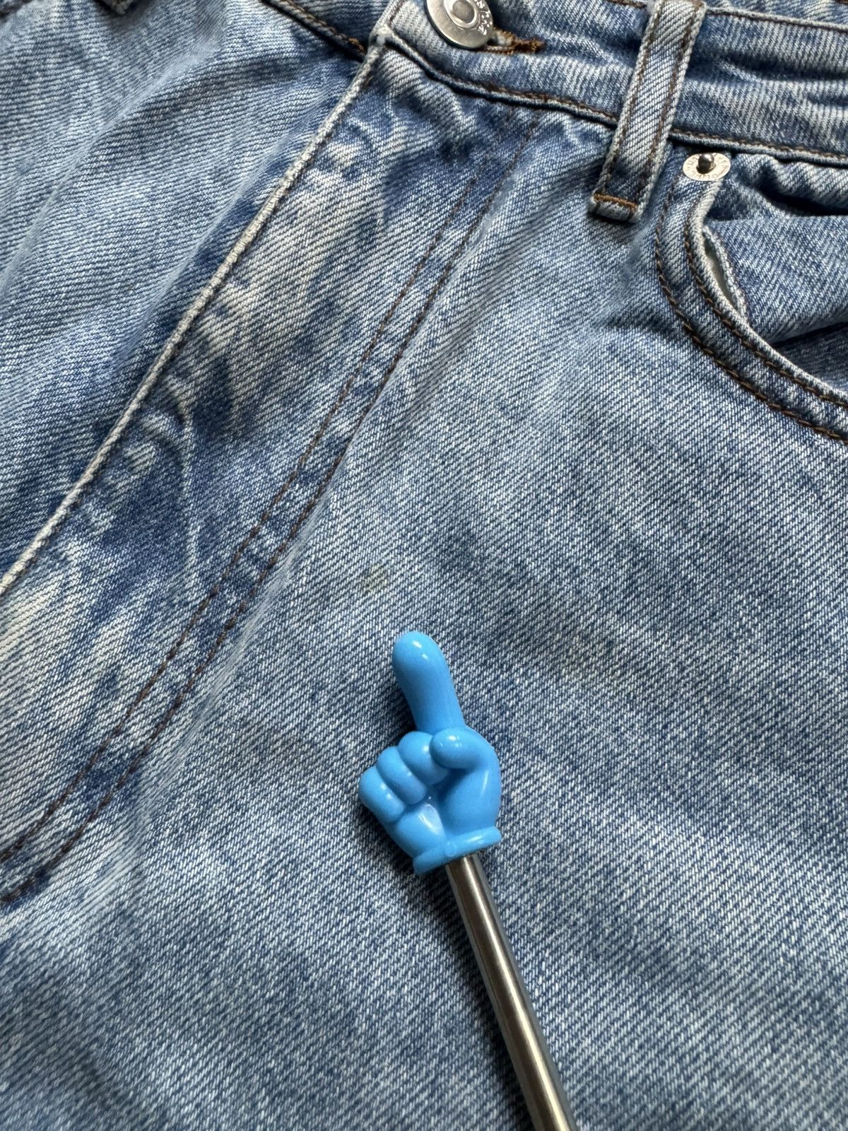 Nanushka Nanushka blue loose baggy jeans Size US 31 - 7 Thumbnail