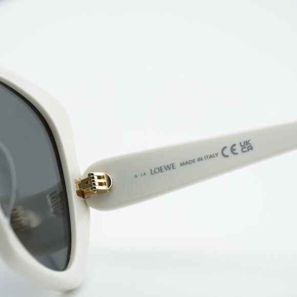 Loewe Loewe LW40133F 25A Sunglasses Ivory Butterfly Frame, Smoke Size ONE SIZE - 7 Thumbnail