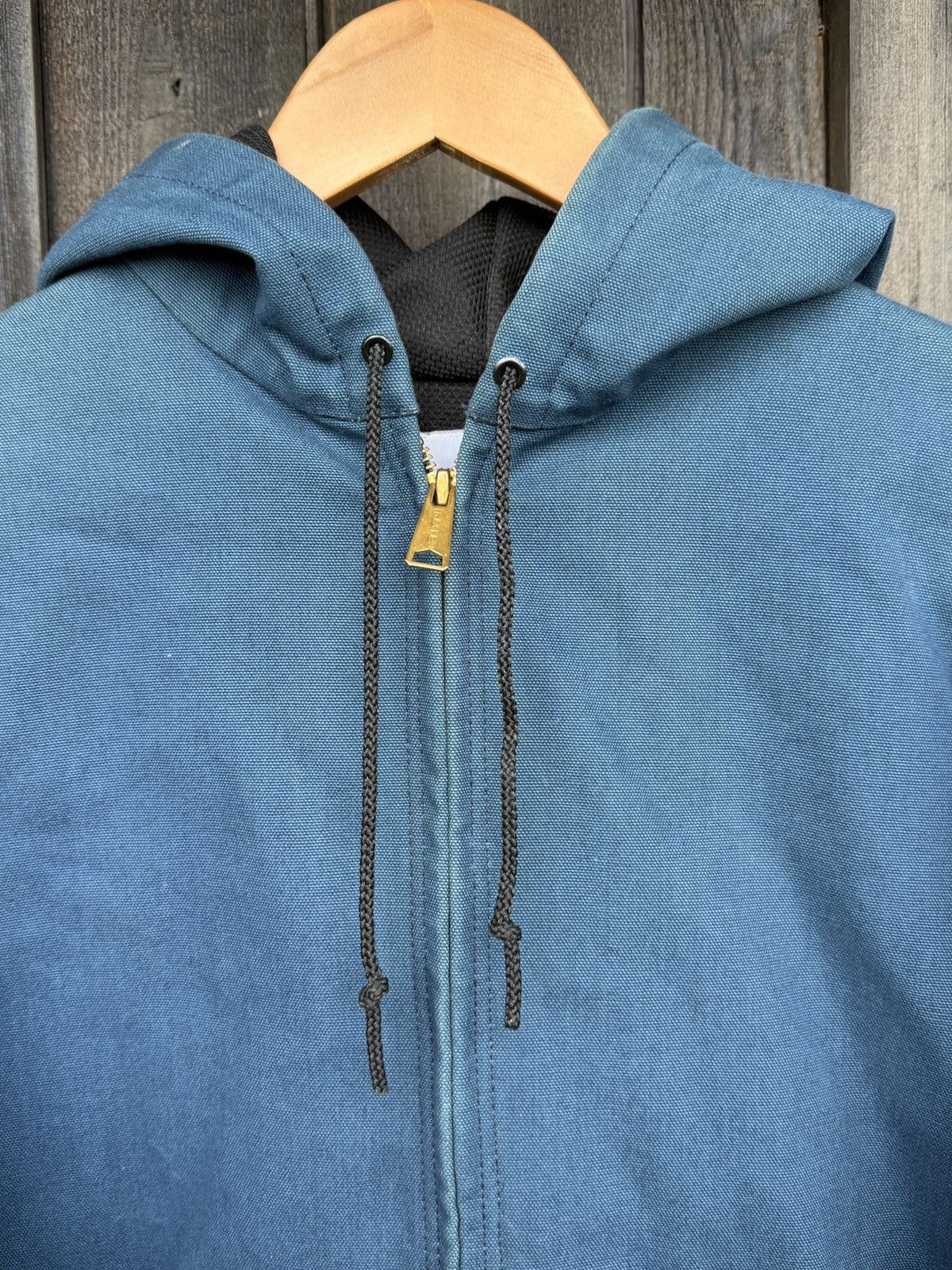Carhartt Faded Distressed Blue Vintage Carhartt Jacket J03 NVY BLU Size US XL / EU 56 / 4 - 4 Thumbnail