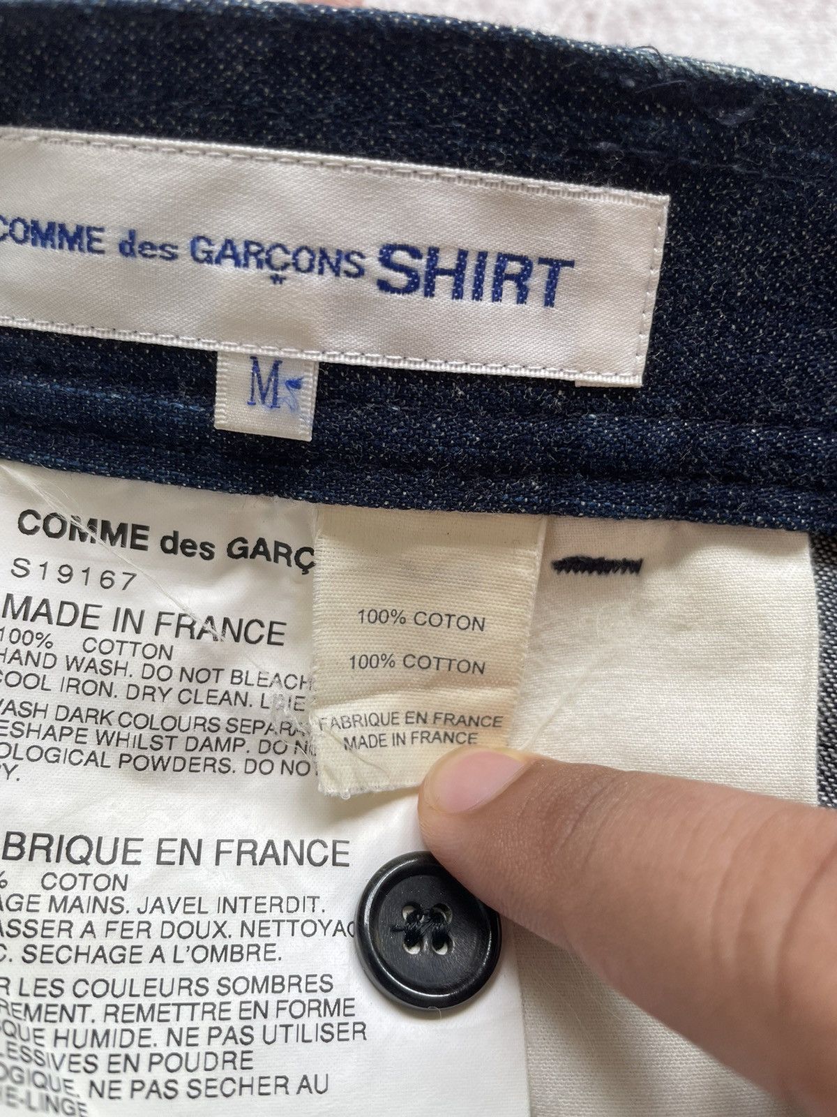 Comme des Garcons Comme des Garcons SHIRT Indigo Casual Pants Size US 33 - 9 Thumbnail