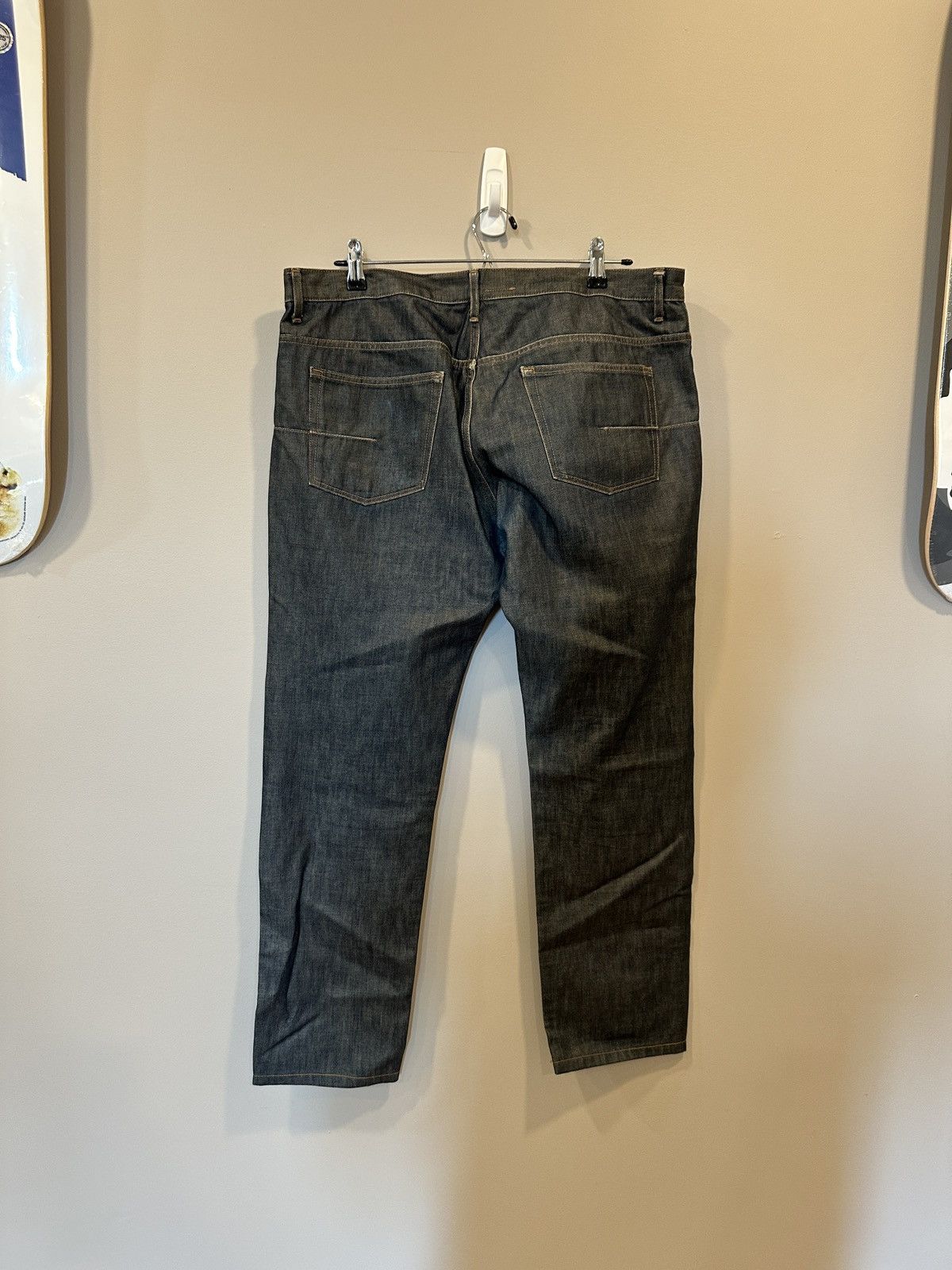 Dior Dior Hedi Slimane Raw Denim Jeans Size US 36 / EU 52 - 2 Thumbnail