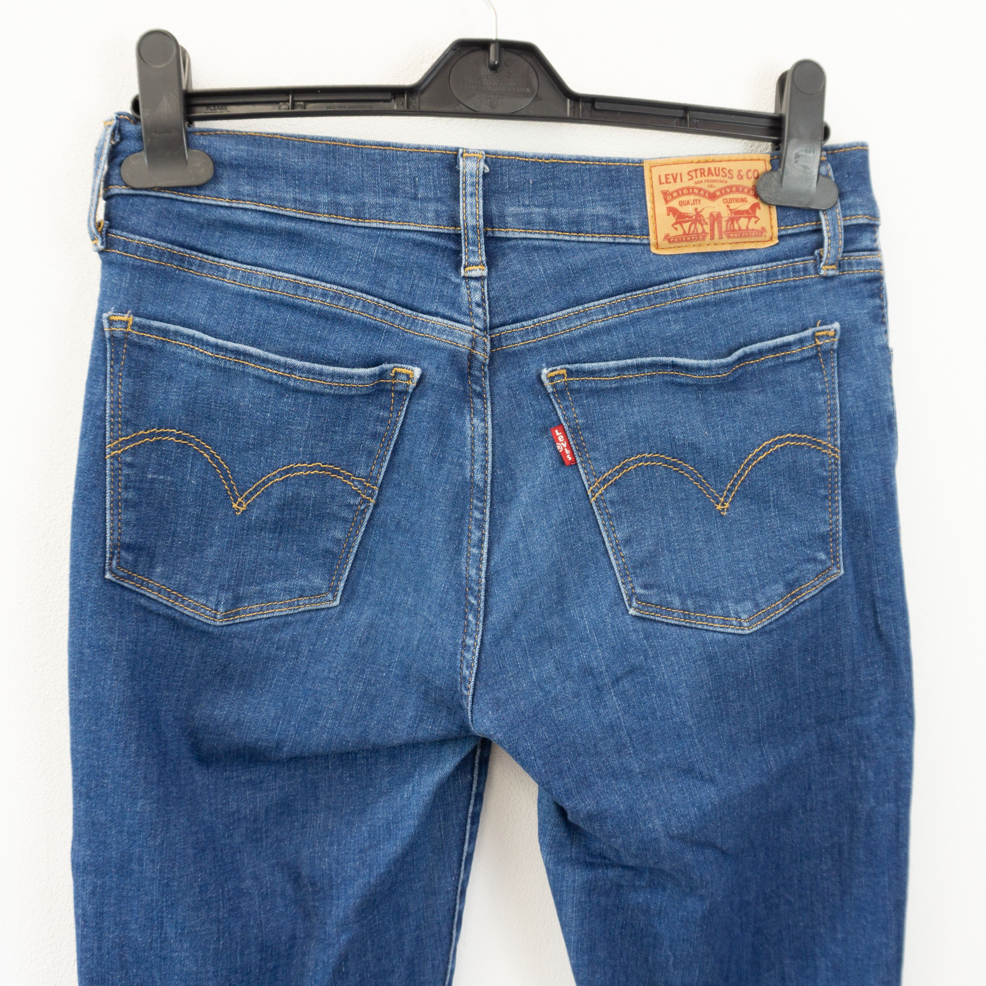 Levi's Essential Levi's 710 Super Skinny Jeans Size 27" / US 4 / IT 40 - 2 Thumbnail