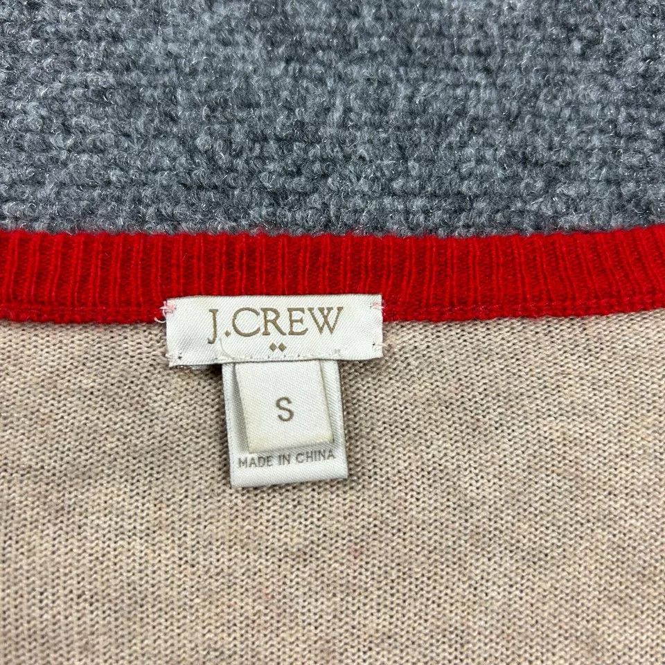 J.Crew J Crew Sweater Womens Small Tunic Elbow Patches Wool Blend Size S / US 4 / IT 40 - 4 Thumbnail