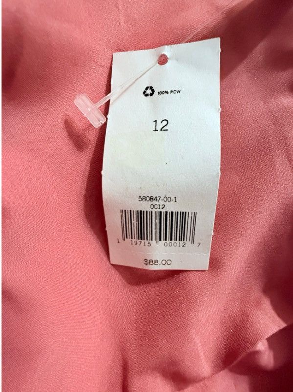 Banana Republic Banana Republic Pink Fringe Tweed Wrap Skirt – Size 12 – NWT Size 34" / US 12 / IT 48 - 6 Thumbnail