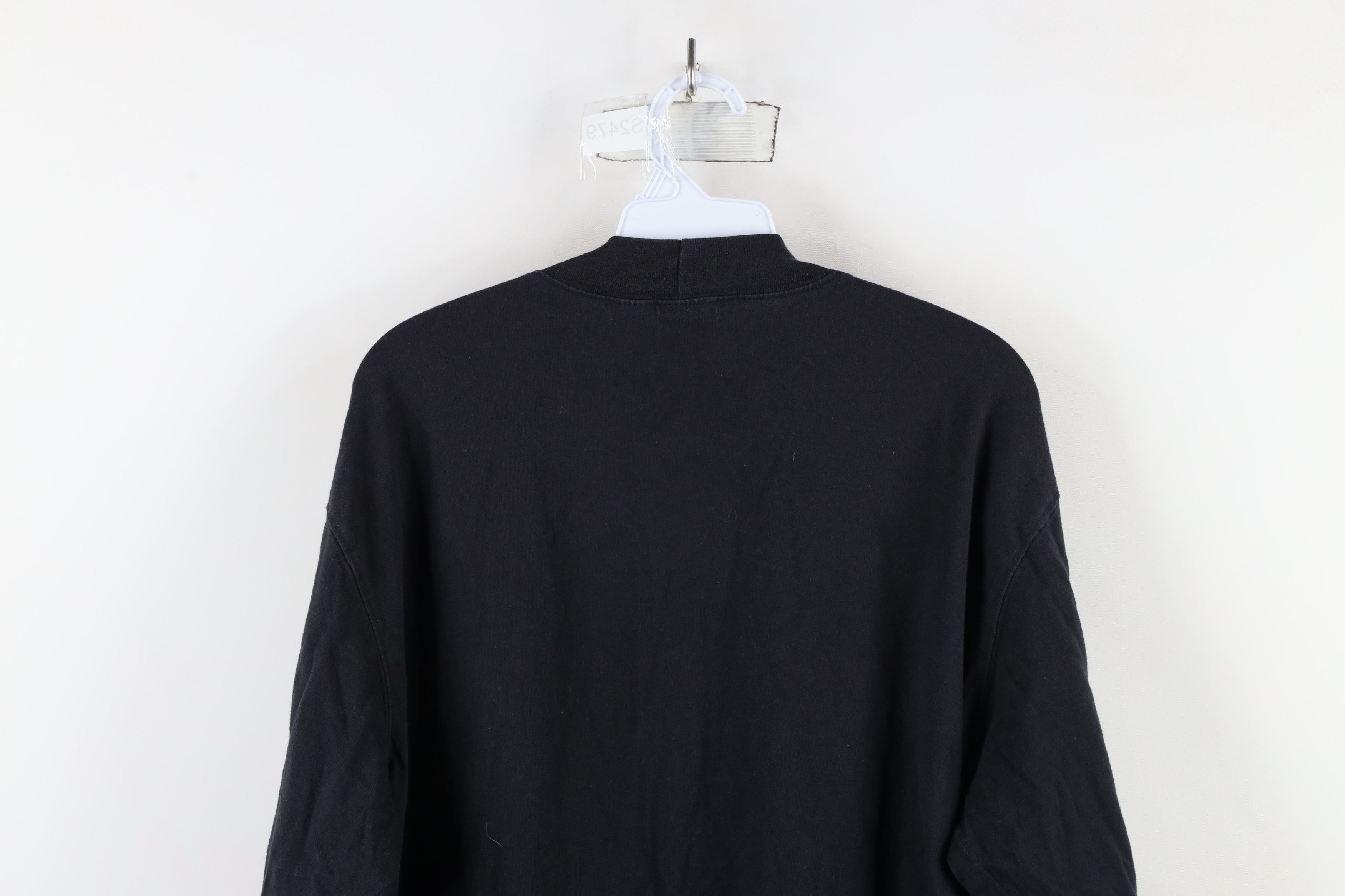 Vintage Vintage 90s Streetwear Blank Mock Neck Long Sleeve T-Shirt Size US L / EU 52-54 / 3 - 7 Thumbnail