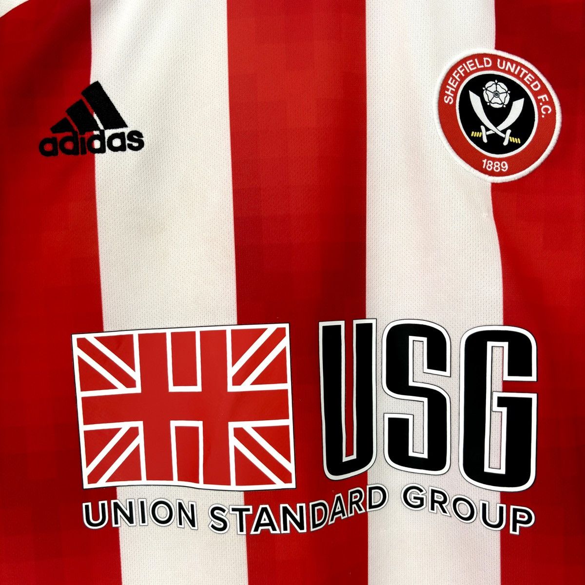 Adidas 2020 2021 Sheffield United Adidas Home Kit Soccer Jersey Tee Size US M / EU 48-50 / 2 - 4 Thumbnail