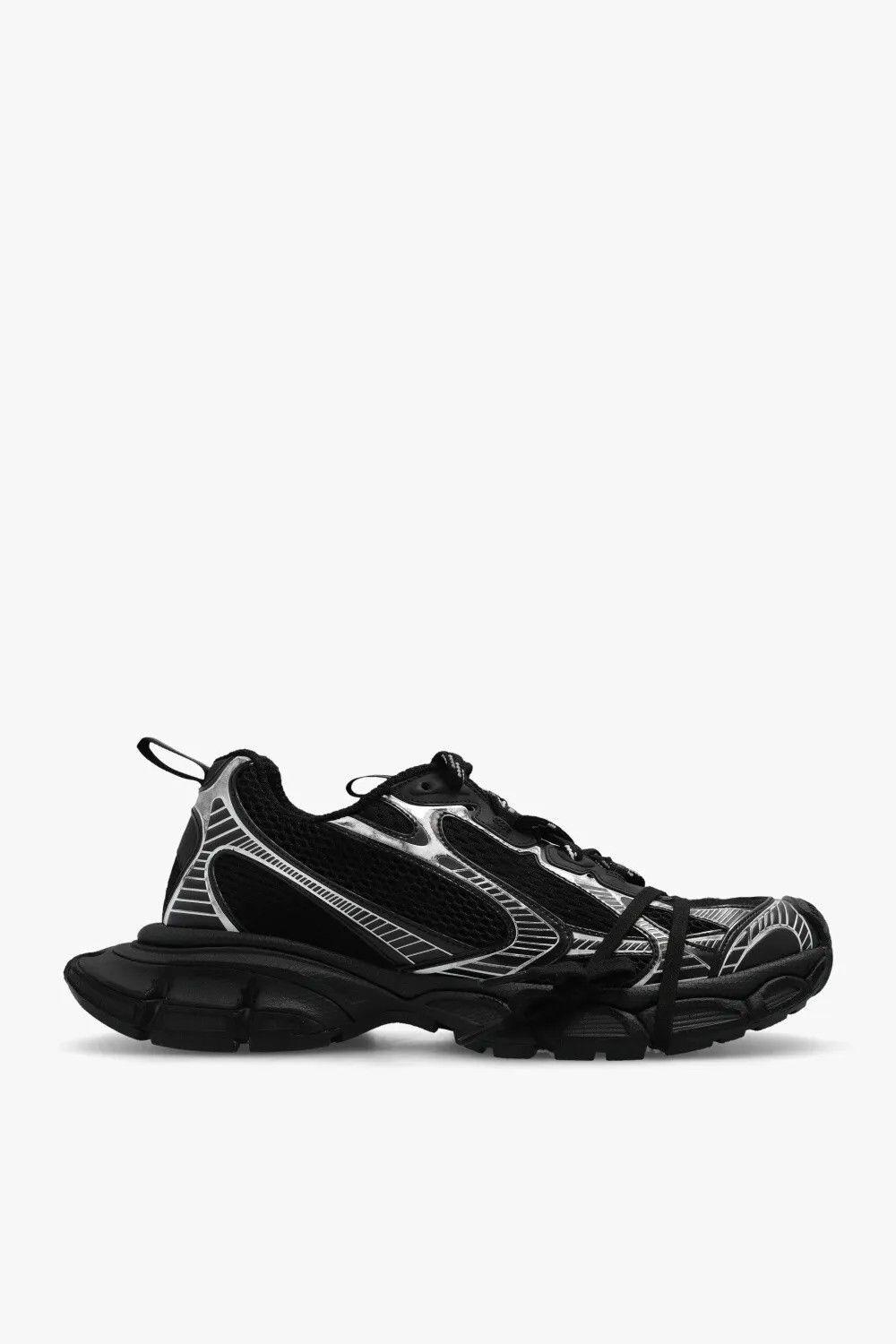 Balenciaga 3XL Men's Black/White Low Top Sneakers New