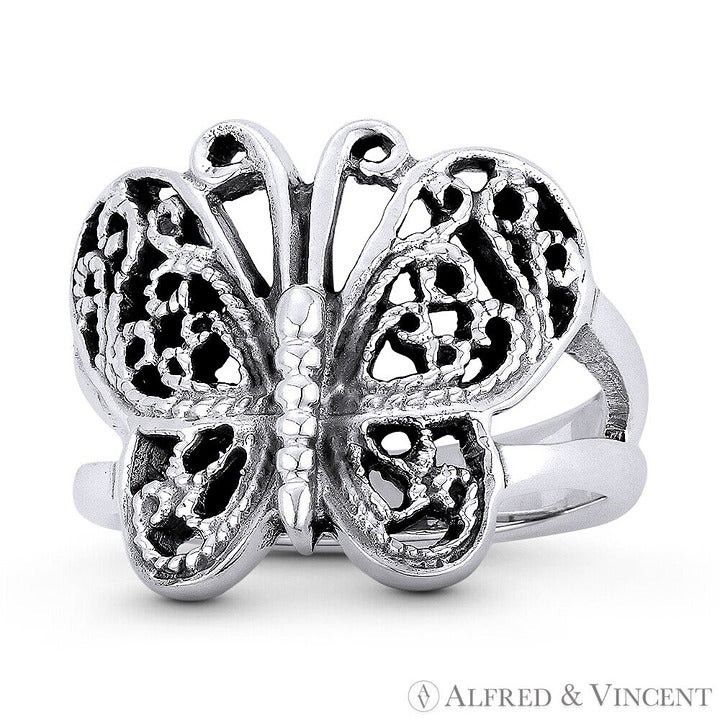 Other Butterfly Spirit Charm Rebirth & Resurrection Totem Ring Size ONE SIZE - 1 Preview