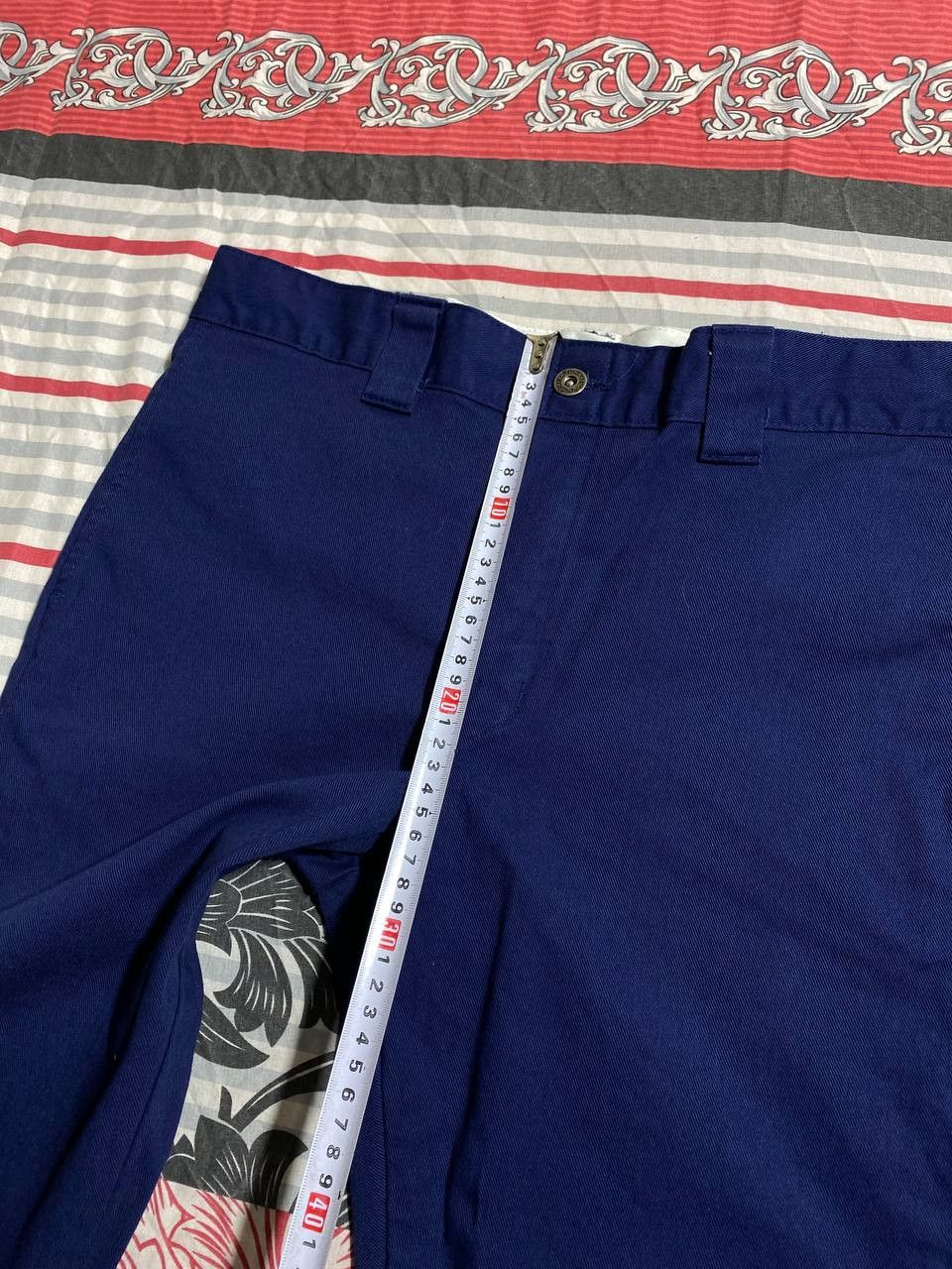 Dickies × Japanese Brand Crazy Crash Dirty Baggy Faded Jean Japan Avant Garde Style Size US 34 / EU 50 - 15 Thumbnail