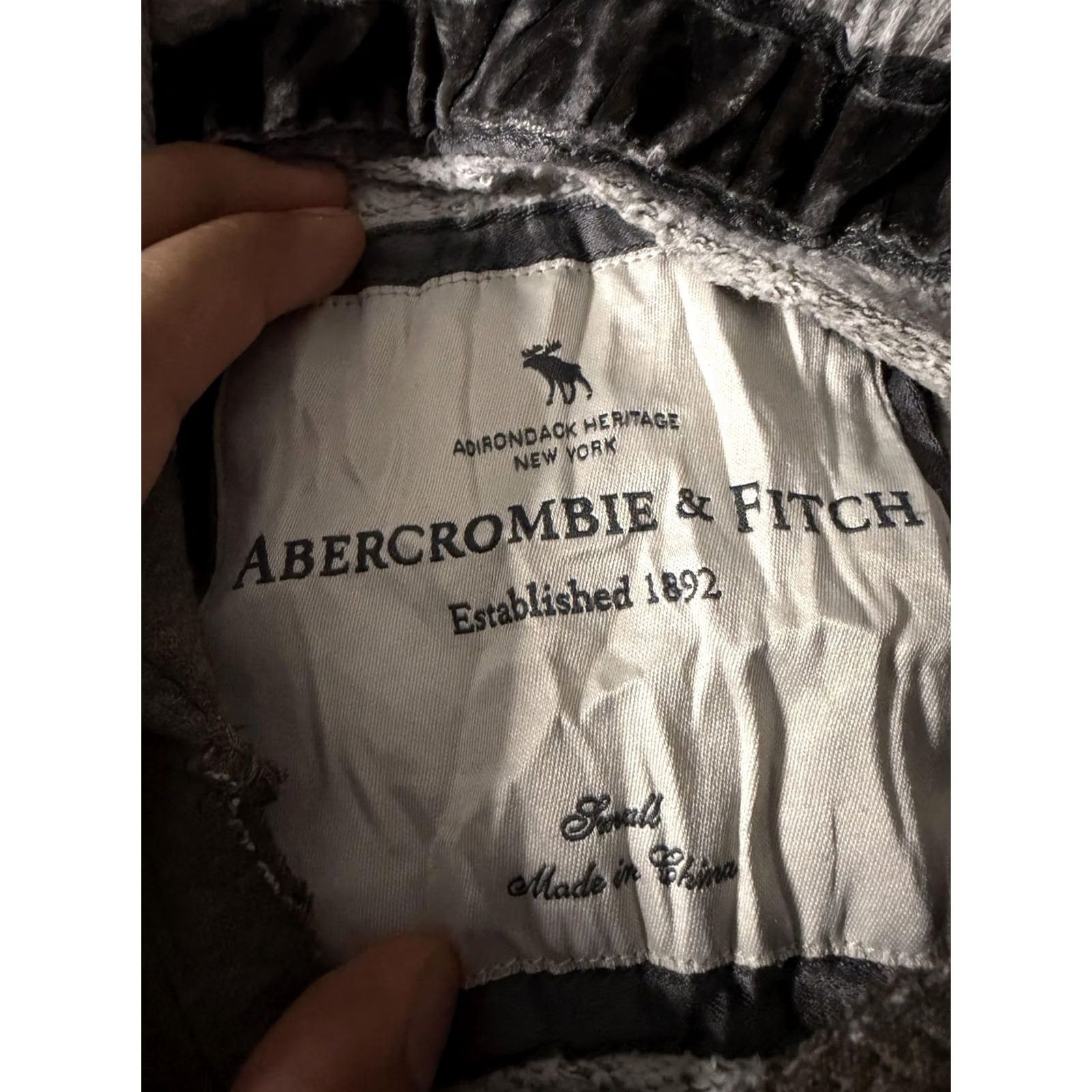 Abercrombie & Fitch Abercrombie & Fitch Hoodie Mens Small Brown Logo Pullover Fleece Sweatshirt Size US S / EU 44-46 / 1 - 5 Thumbnail