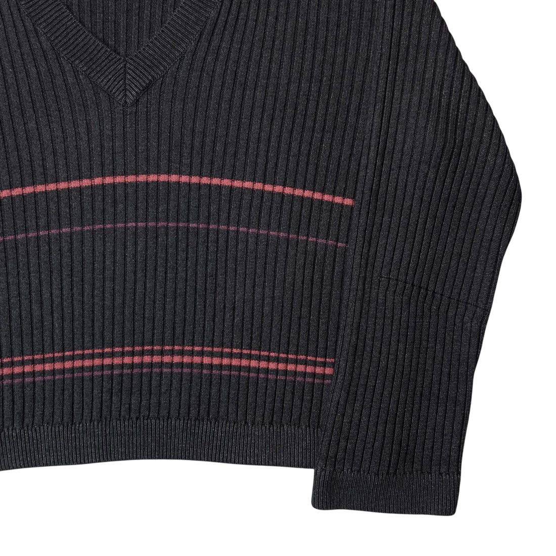 Raf Simons Raf Simons Slouchy Fisherman Stripe Knit Sweater - SS18 Size US M / EU 48-50 / 2 - 5 Thumbnail