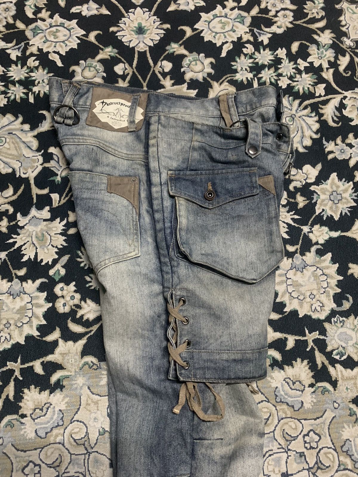 PPFM PPFM DESTRUCT PRODUCT JEANS Size US 32 / EU 48 - 13 Thumbnail