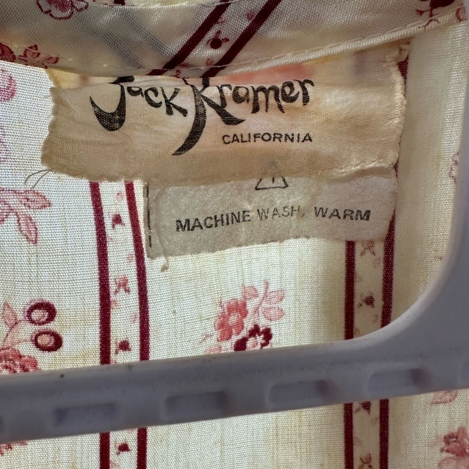 Vintage Vintage Jack Kramer 70’s Boho Maxi Dress Size S / US 4 / IT 40 - 12 Thumbnail