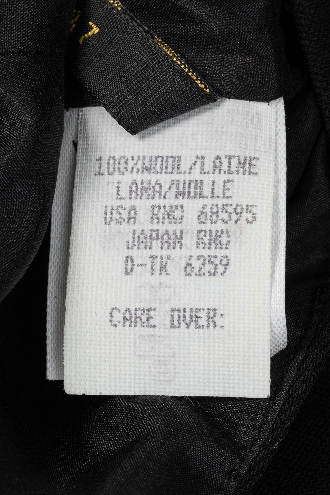 Donna Karan Donna Karan New York Black Wool-Crepe Wrap Blazer Size XS / US 0-2 / IT 36-38 - 12 Thumbnail