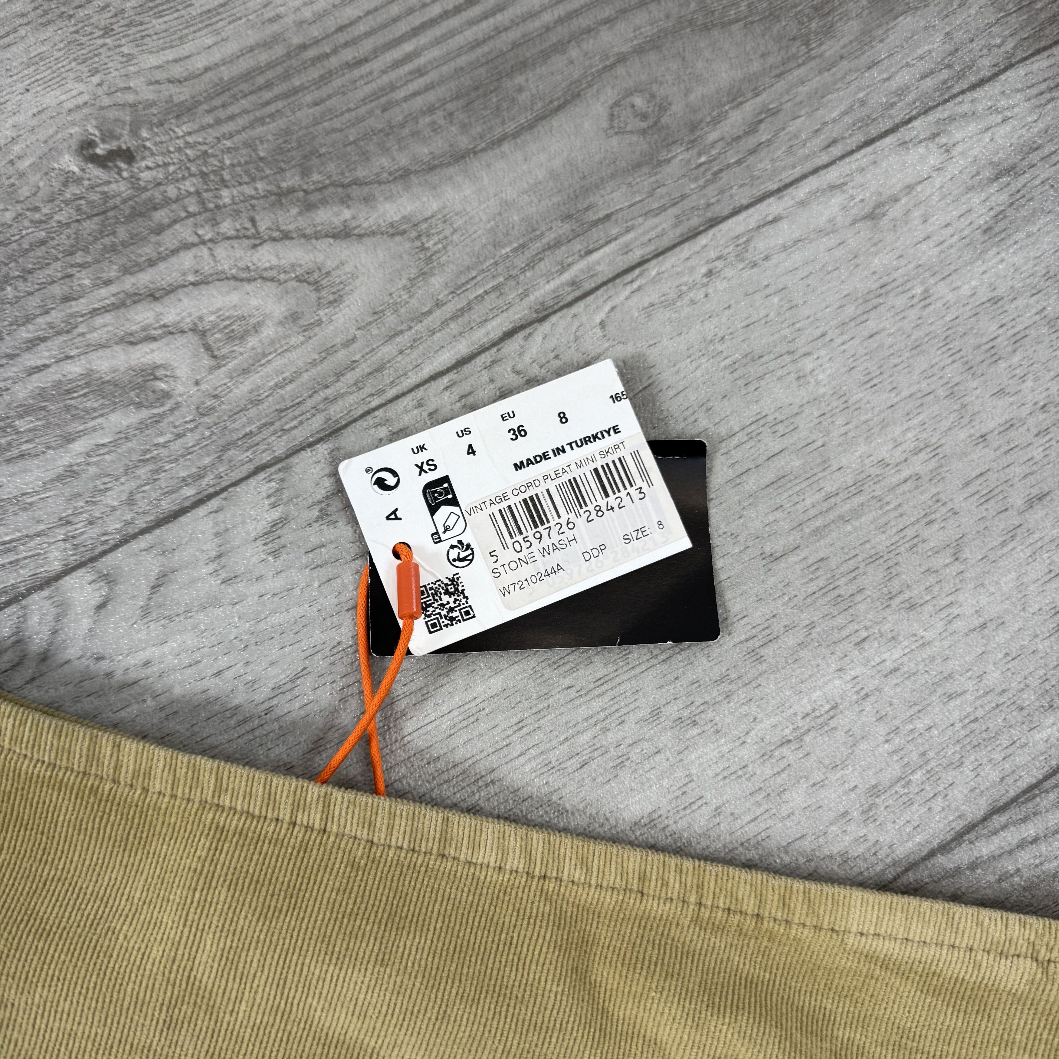 Superdry Superdry Beige NEW Tennis Mini Skirt XS Size 27" / US 4 / IT 40 - 8 Thumbnail