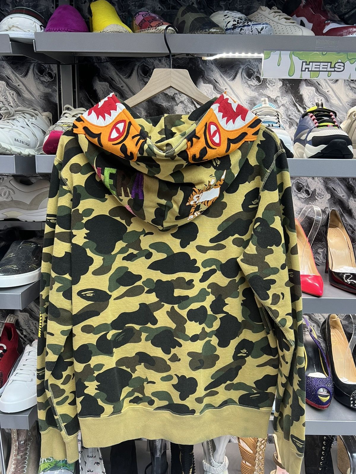 Bape Bape Shark Hoodie Full Zip Size US XL / EU 56 / 4 - 2 Thumbnail