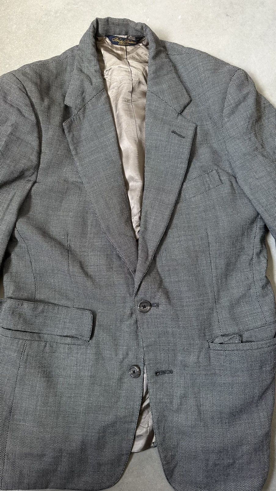 Brooks Brothers VINTAGE BROOKS BROTHERS MADE IN USA BLAZER Size 40S - 2 Thumbnail