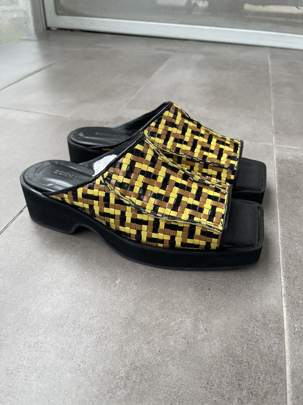 Eckhaus Latta !DS! SS23 Eckhaus Latta Olive Combo Men Slide M Size US 8 / EU 41 - 11 Thumbnail