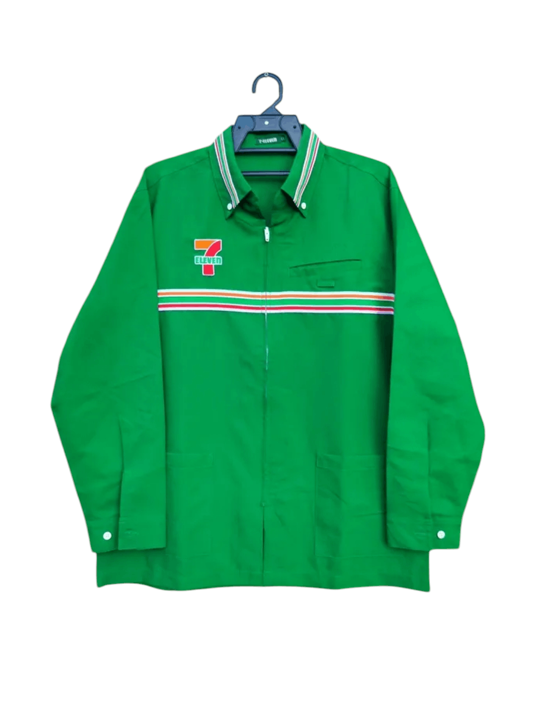 Japanese Brand 7 ELEVEn ZIPPER EMBROIDERY LOGO UNIFORM Size US L / EU 52-54 / 3 - 1 Thumbnail
