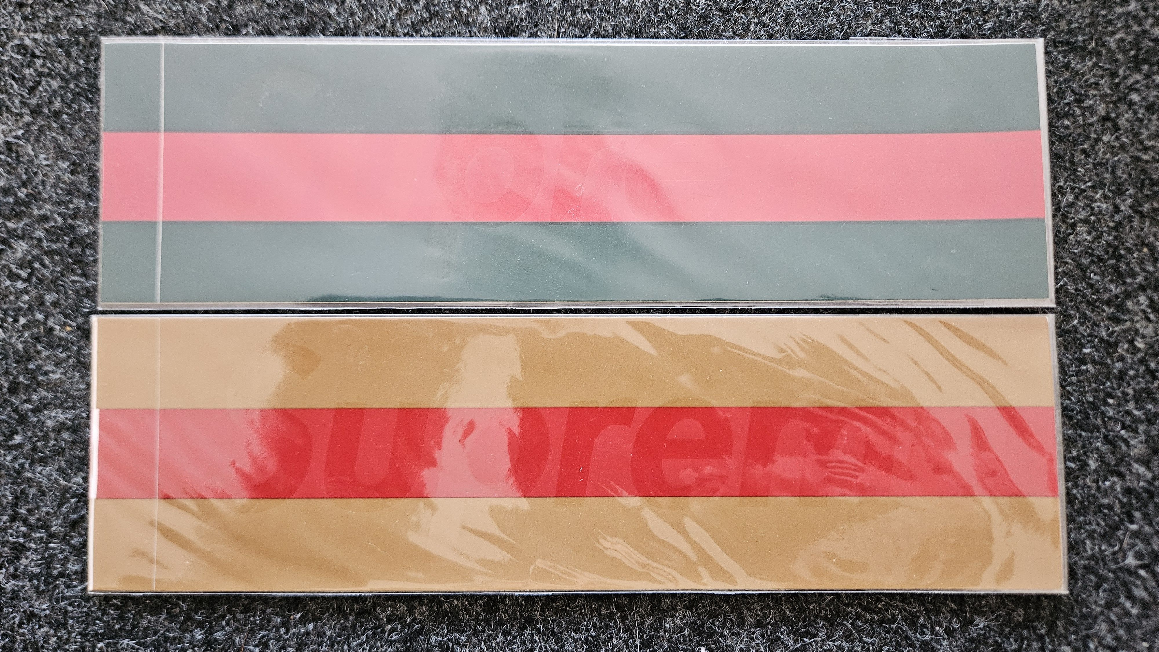 SUPREME Gucci Box Logo Sticker Set 2000