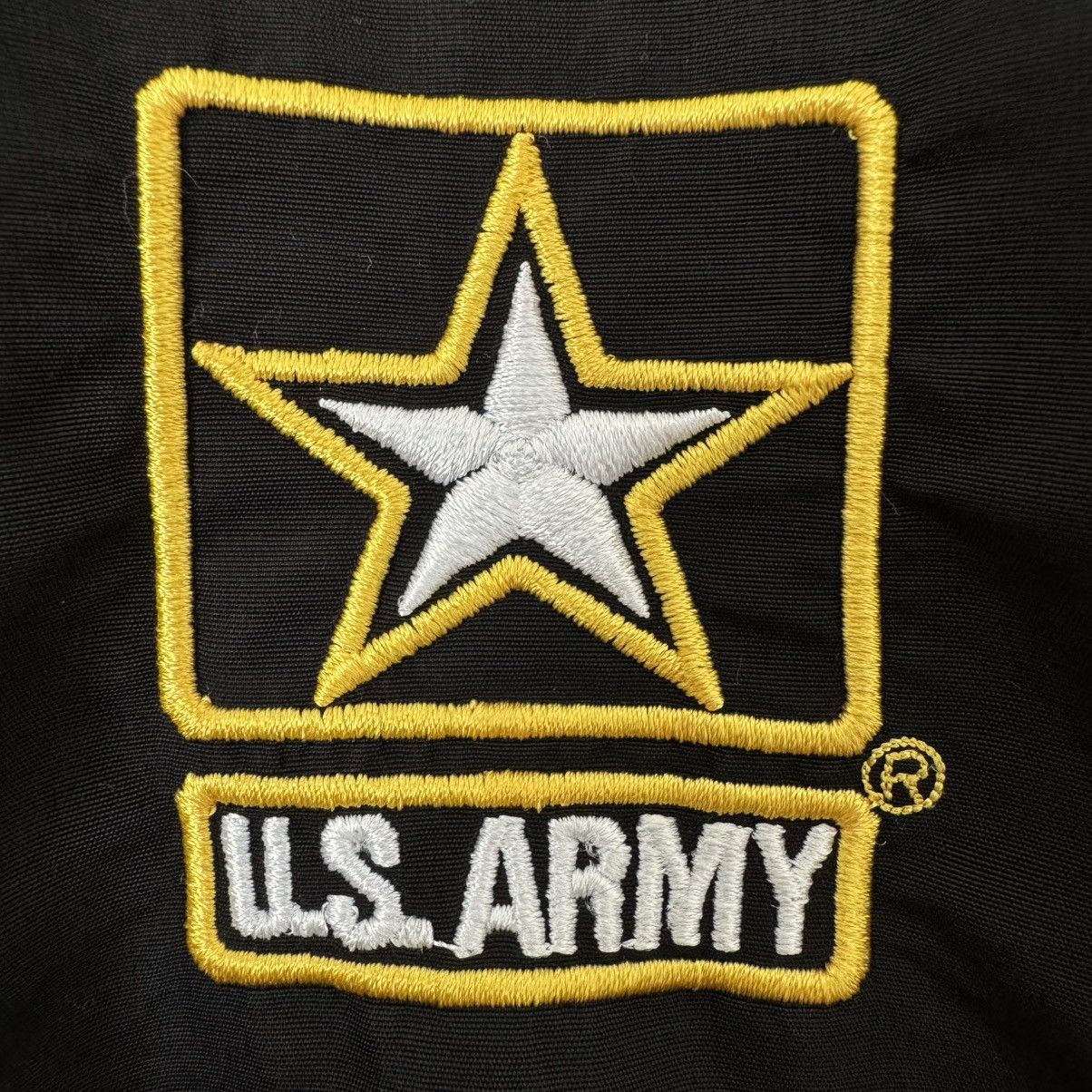 Vintage VTG US Army Black & Yellow Spellout Windbreaker Jacket | M Size US M / EU 48-50 / 2 - 4 Thumbnail