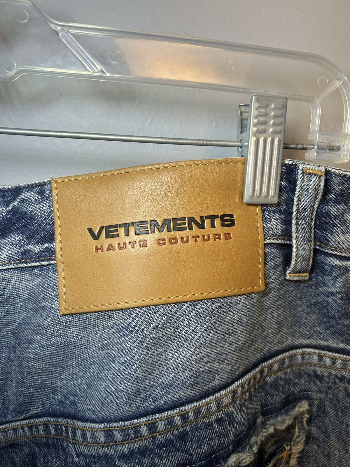 Vetements Vetements baggy patched knee distressed jeans Size US 34 / EU 50 - 8 Thumbnail