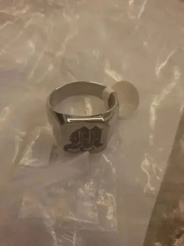 Handmade × Jewelry × Ring Of Fire M Bulky Heavy Stamp ring ( Size 7 to 12 ) Size ONE SIZE - 2 Thumbnail