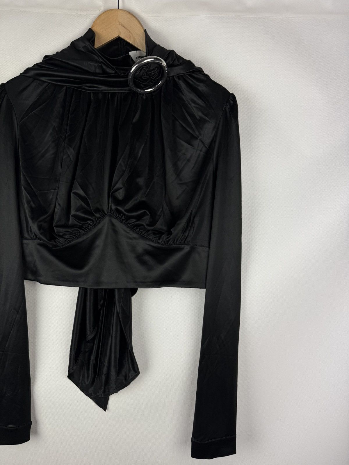 Paco Rabanne Paco Rabanne H&M Ladies Long Sleeve Buckle Top Blouse Tunic Size XXL / US 16-18 / IT 52-54 - 3 Thumbnail