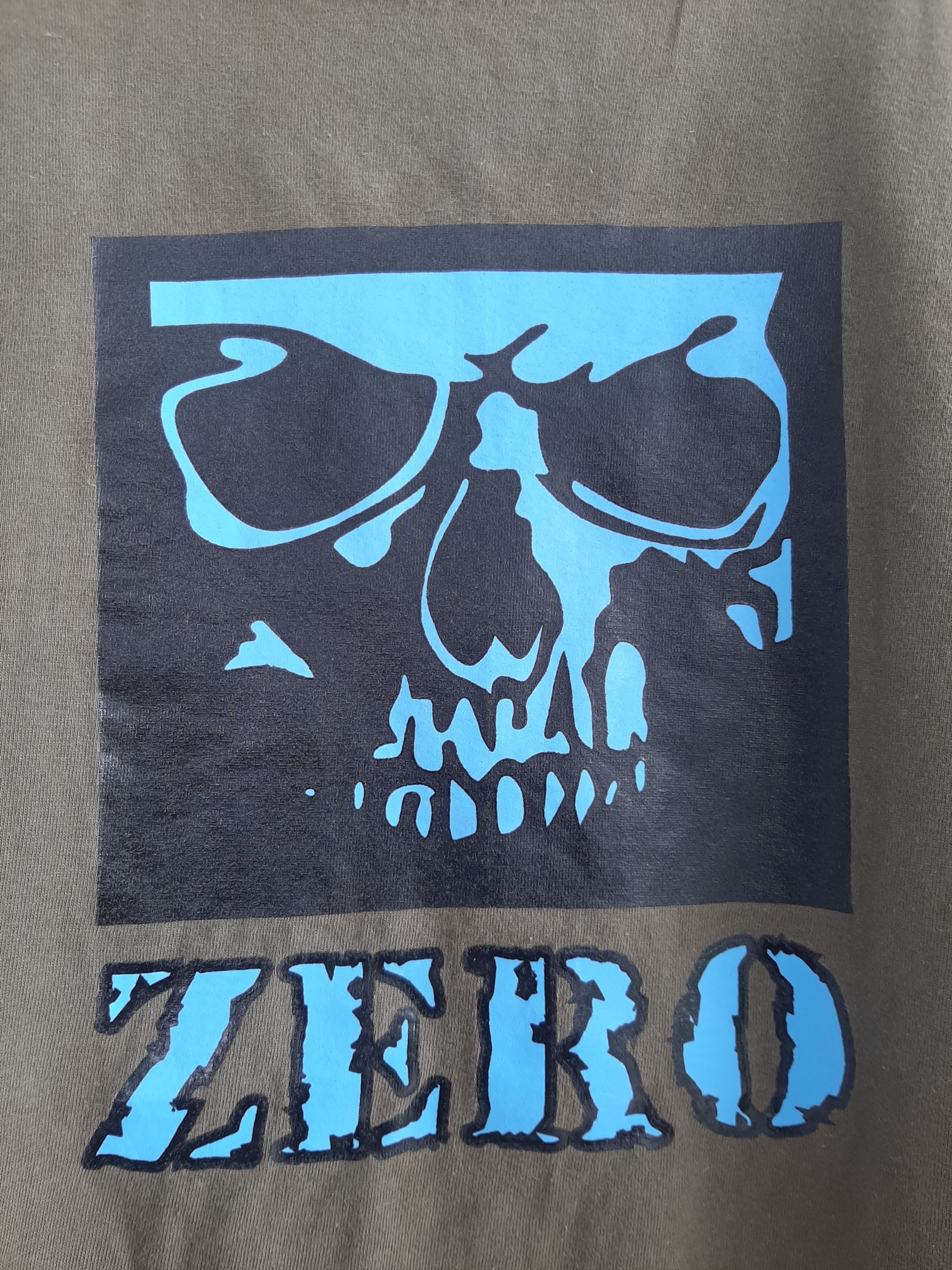 If Six Was Nine × Vintage Vintage Y2k Zero Skulls Logo Skateboards tee Size US L / EU 52-54 / 3 - 6 Thumbnail