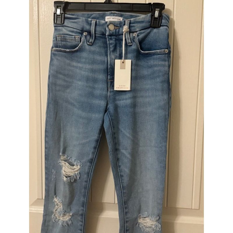 Good American Good American Soft-Tech Good Legs Skinny Jeans 0/25 Size 25" / US 0 / IT 36 - 4 Thumbnail