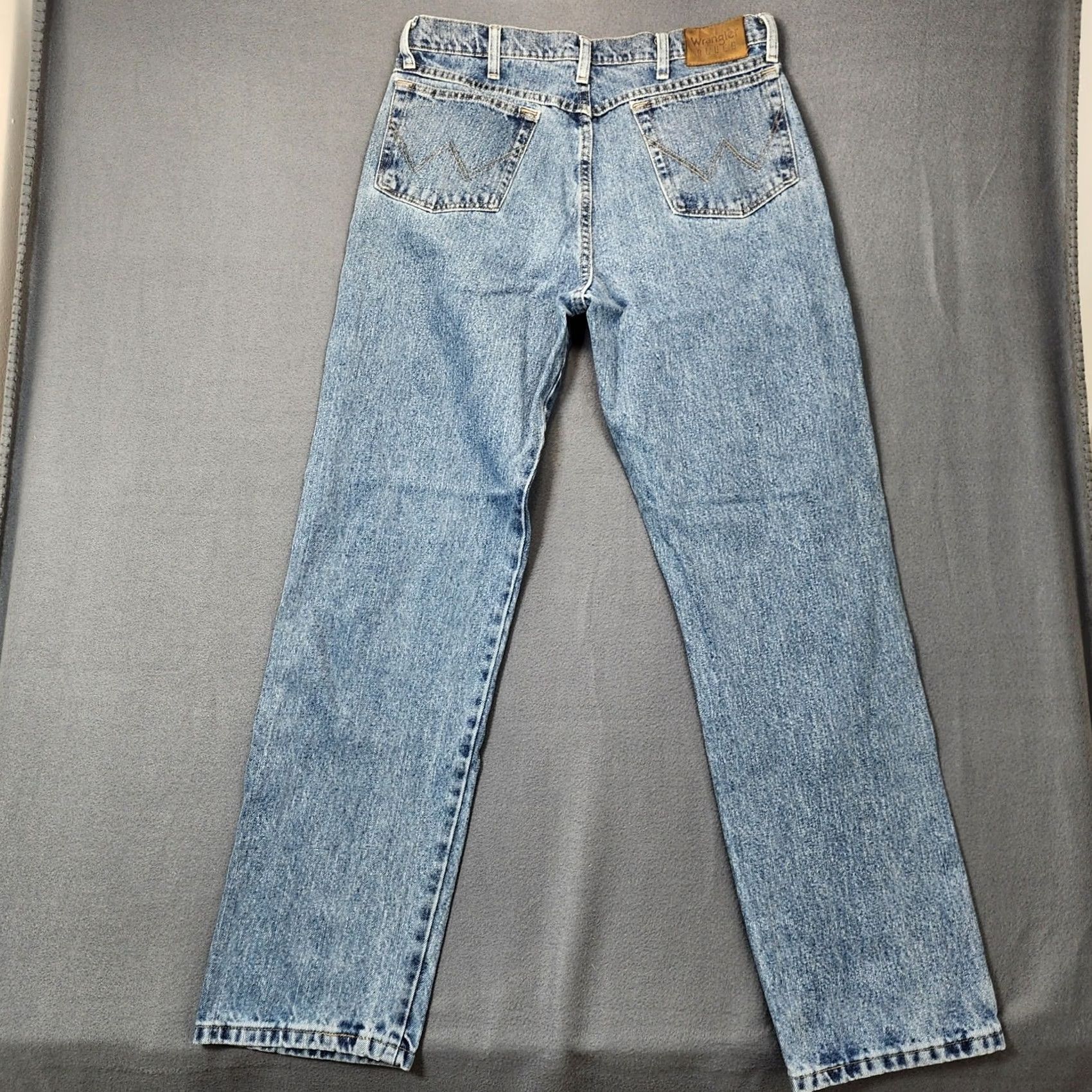 Wrangler Wrangler Blues Jeans 34x31 Straight Relaxed 5-Pocket Denim Mens Baggy Grunge Retro Y2K Size US 34 / EU 50 - 2 Thumbnail