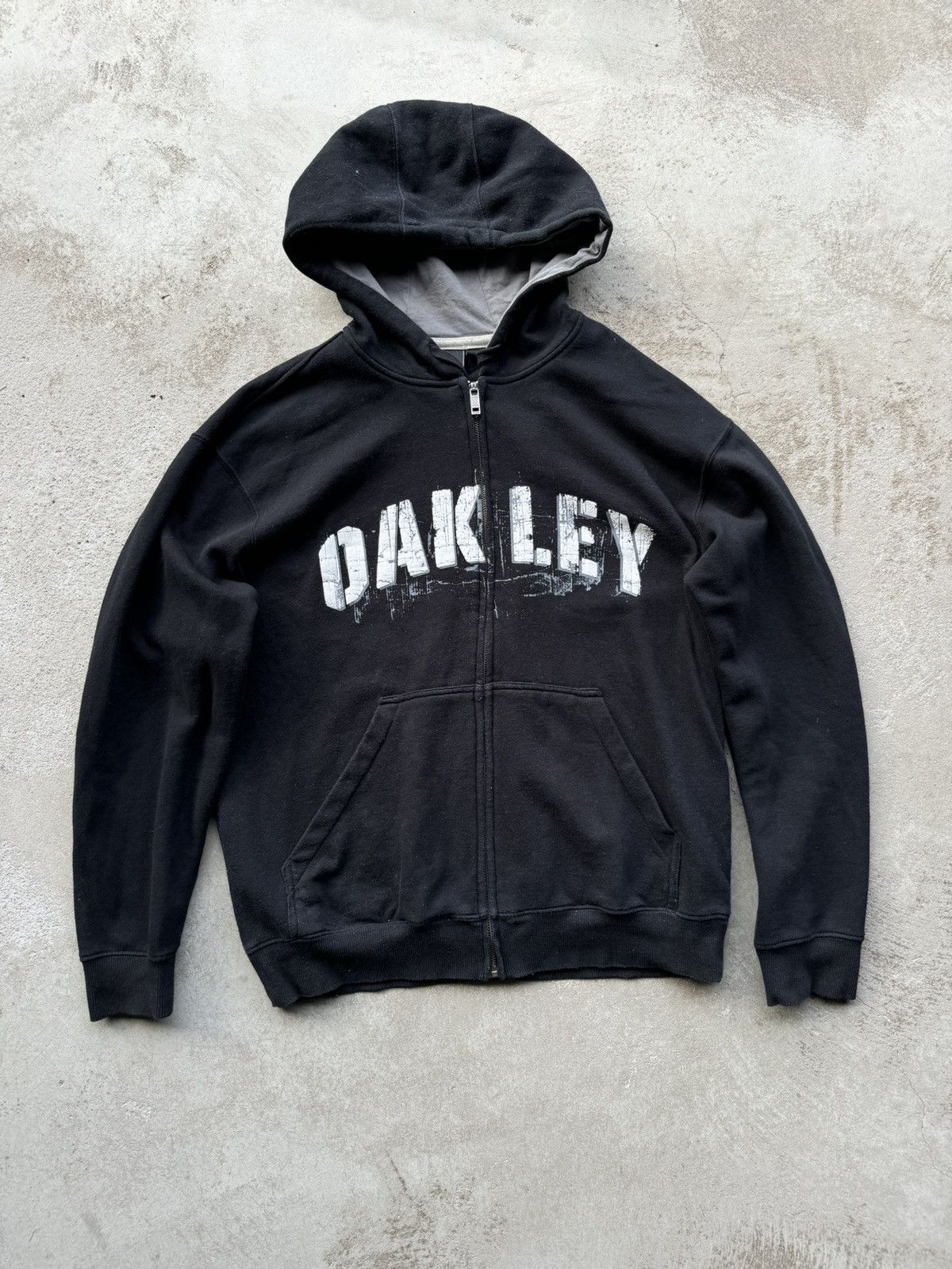 Oakley × Vintage Vintage Oakley Hoodie Matrix Logo Rare