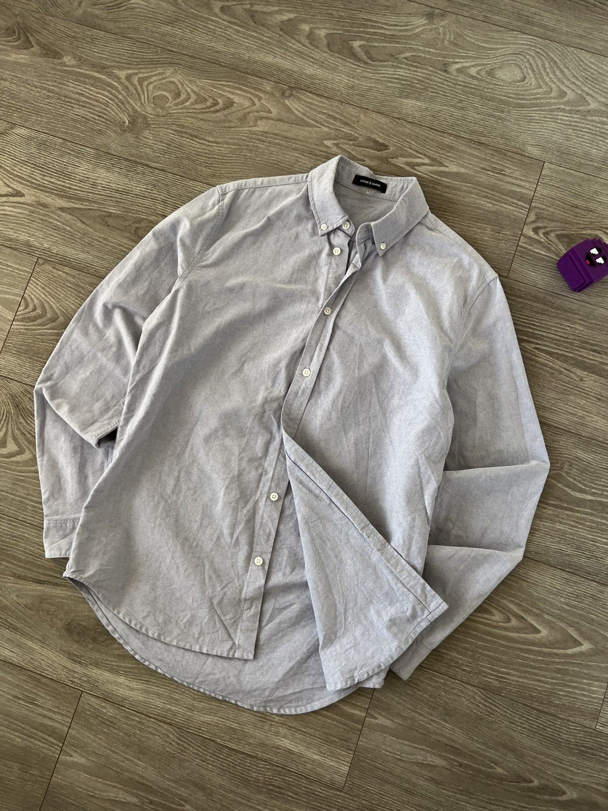 Samsoe Samsoe Samsoe Samsoe Basic Helsinki Oxford Button Up Casual Shirt Size US M / EU 48-50 / 2 - 7 Thumbnail