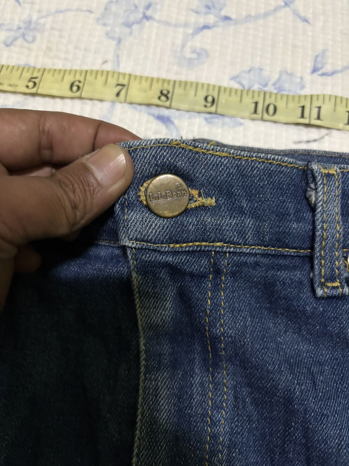 L.L. Bean L.L.Bean Straight Cut Streetwear Denim Size US 34 / EU 50 - 14 Thumbnail
