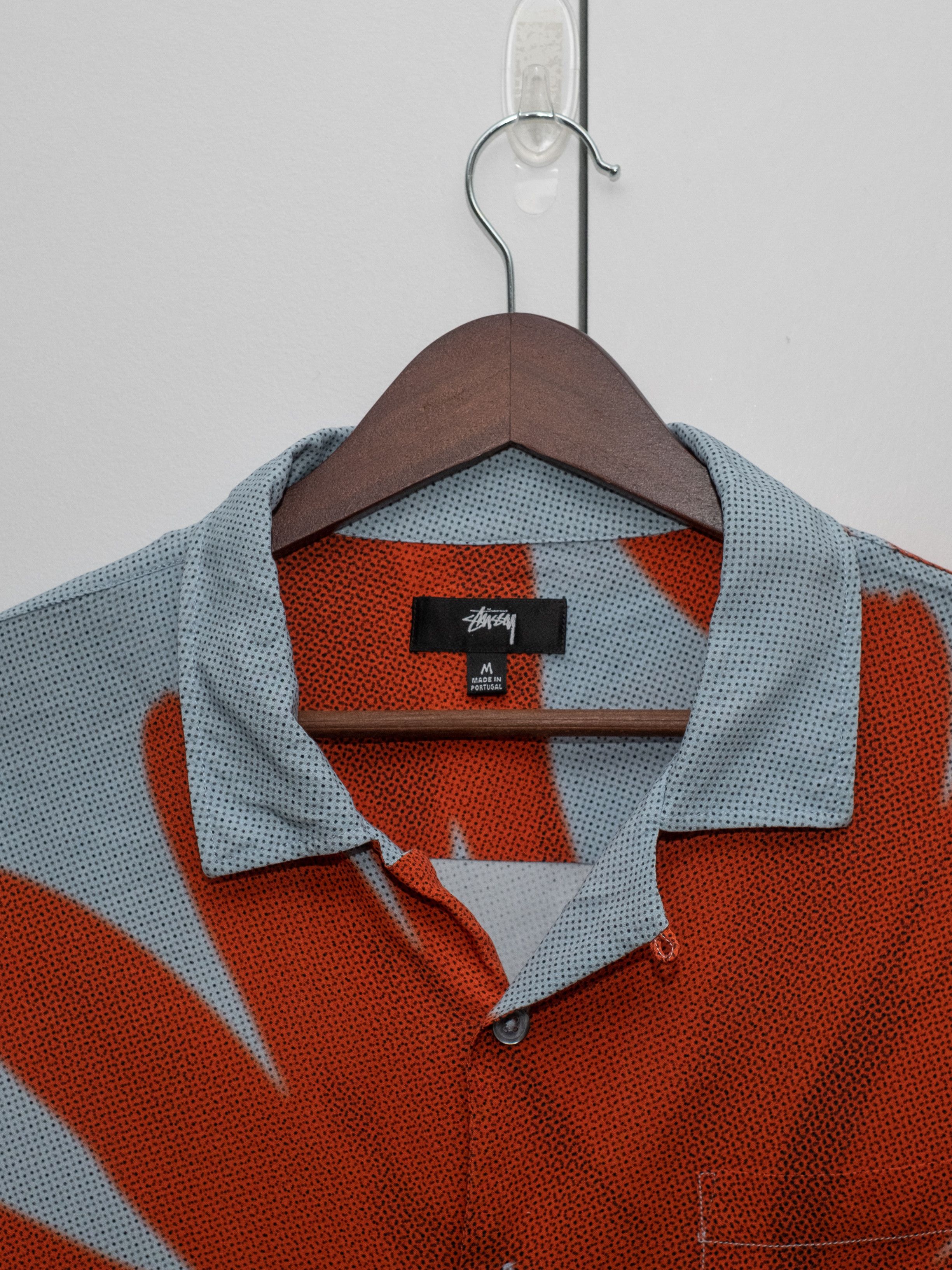 Stussy Halftone Flower Shirt | Grailed