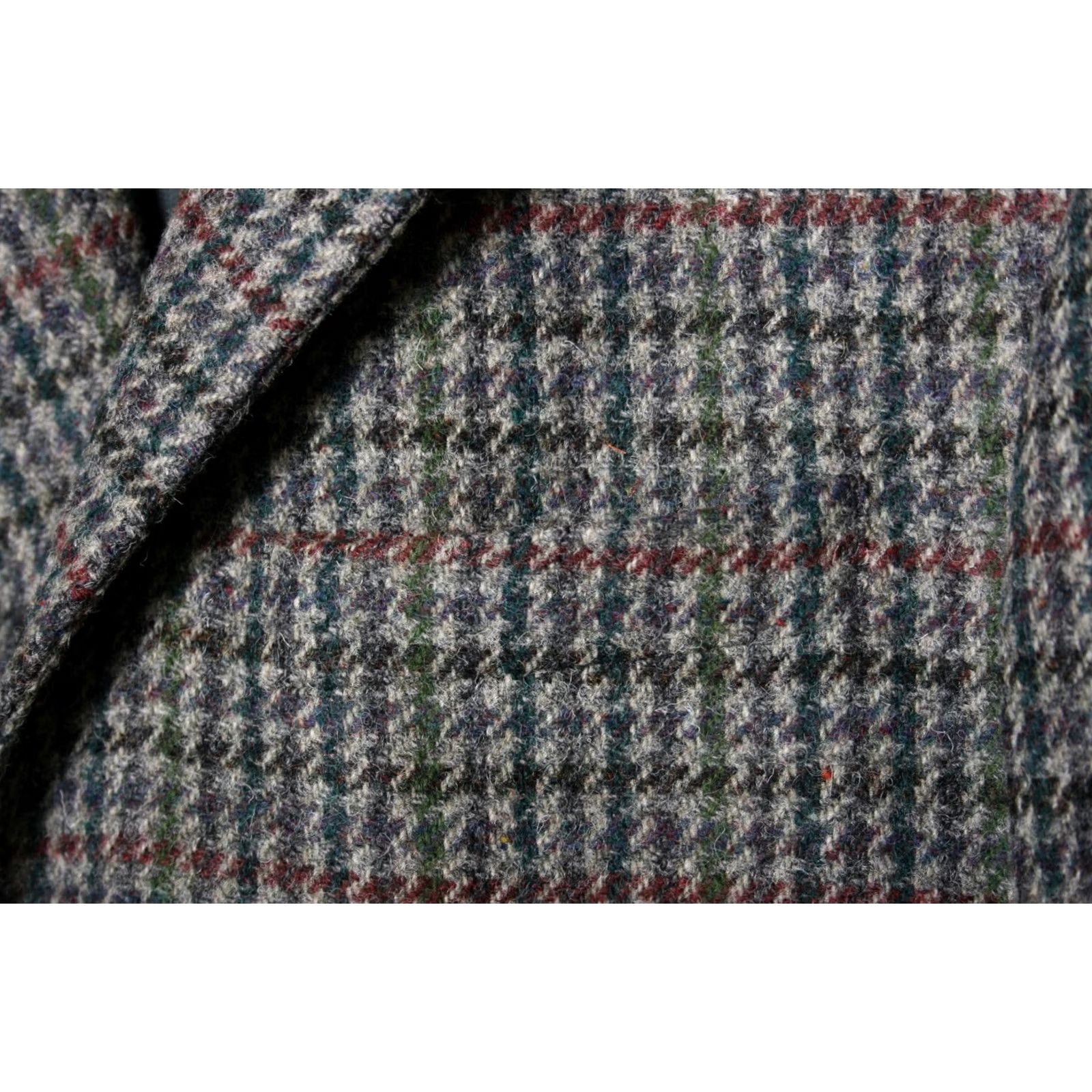 Lands' End Lands' End Houndstooth 100% Wool 3-Button Blazer Sport Coat Sz. 41L Men Jacket/Coat Long Multicolor Wool 3-Button Sports Coat Size 42R - 3 Thumbnail