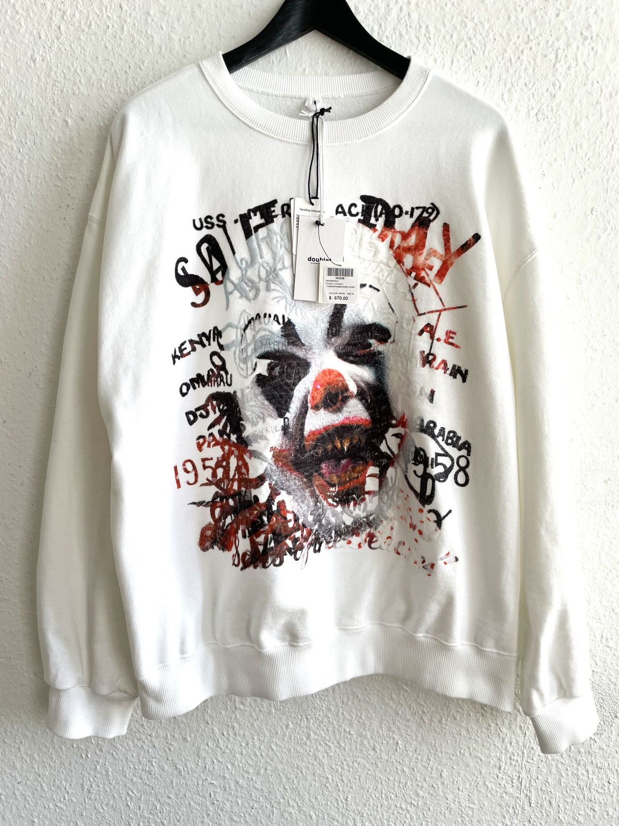 Doublet DOUBLET CLOWN HORROR SWEATSHIRT RARE M Japan Rechnung Size US M / EU 48-50 / 2 - 1 Thumbnail