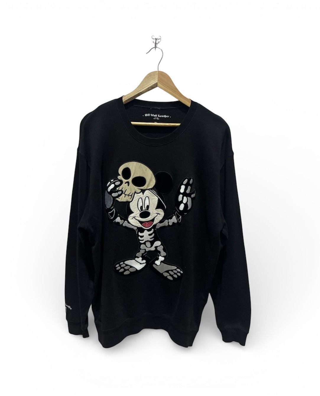 Bill Wall Leather Bill Wall Leather x Disney Embroidery Logo Mickey Skeleton Size US XL / EU 56 / 4 - 1 Thumbnail