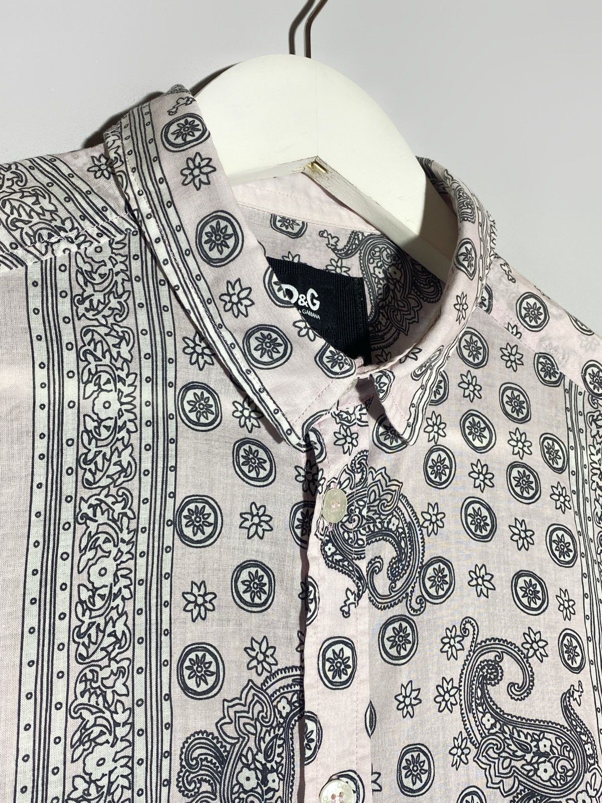 Dolce & Gabbana Dolce&Gabbana Paisley Bandana Long Sleeve Shirt Men’s Size US S / EU 44-46 / 1 - 6 Thumbnail