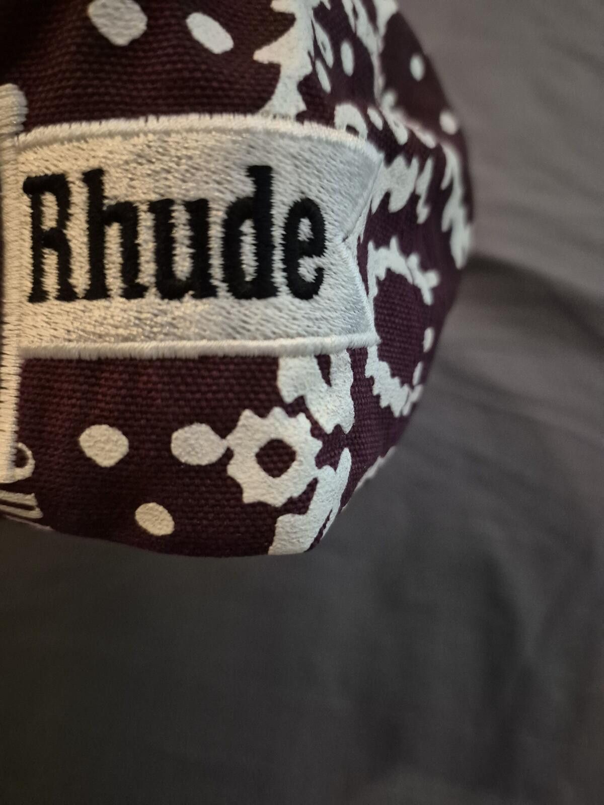 Rhude Rhude Maroon Rhepurposed Hat Brand New Size ONE SIZE - 4 Thumbnail