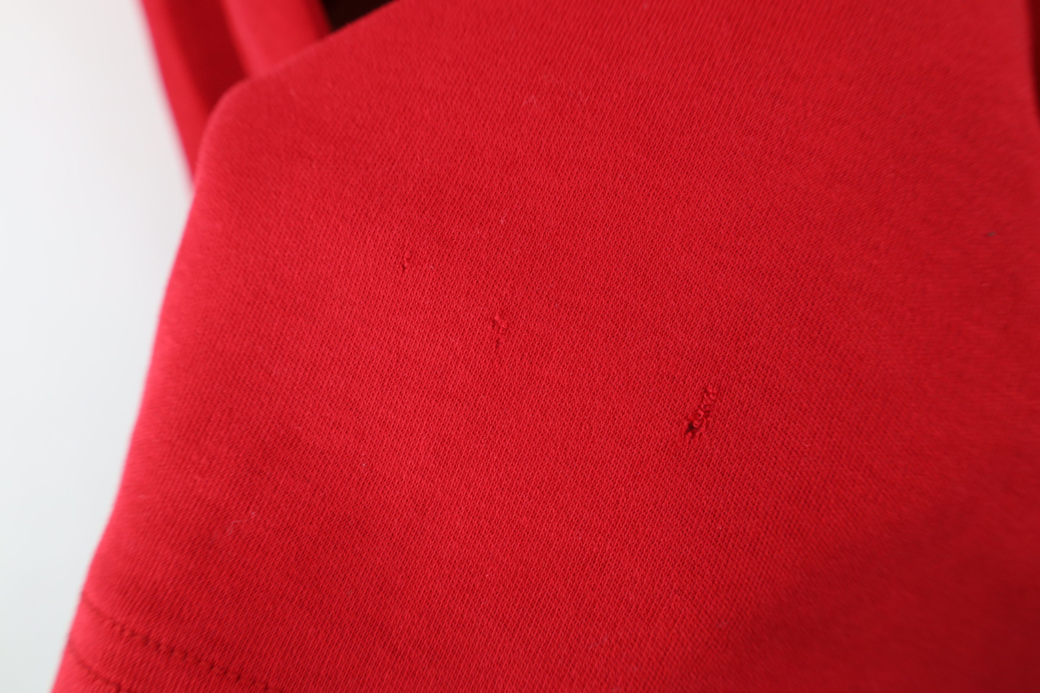 Harley Davidson Vintage 90s Harley Davidson Spell Turtleneck T-Shirt Red USA Size US S / EU 44-46 / 1 - 9 Thumbnail