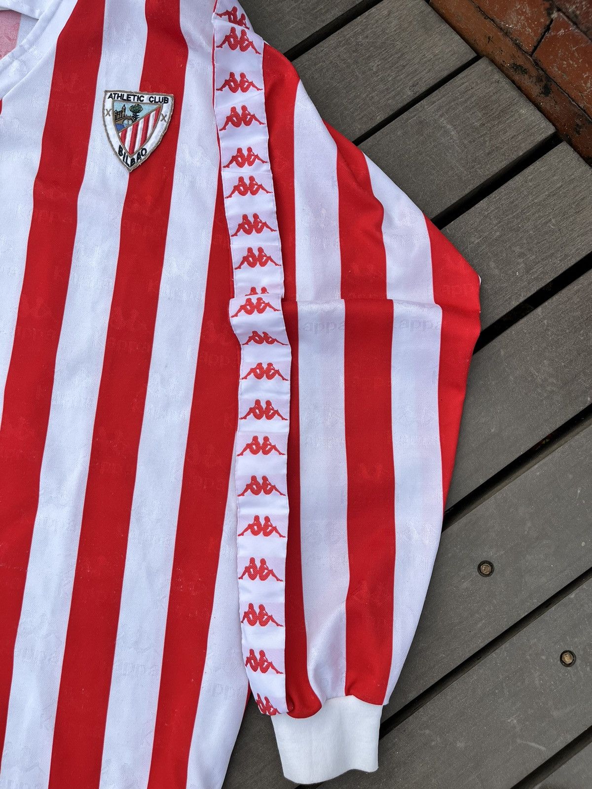 Vintage Athletic Bilbao 1992/93 Home Long Sleeve Jersey Size US XL / EU 56 / 4 - 4 Thumbnail